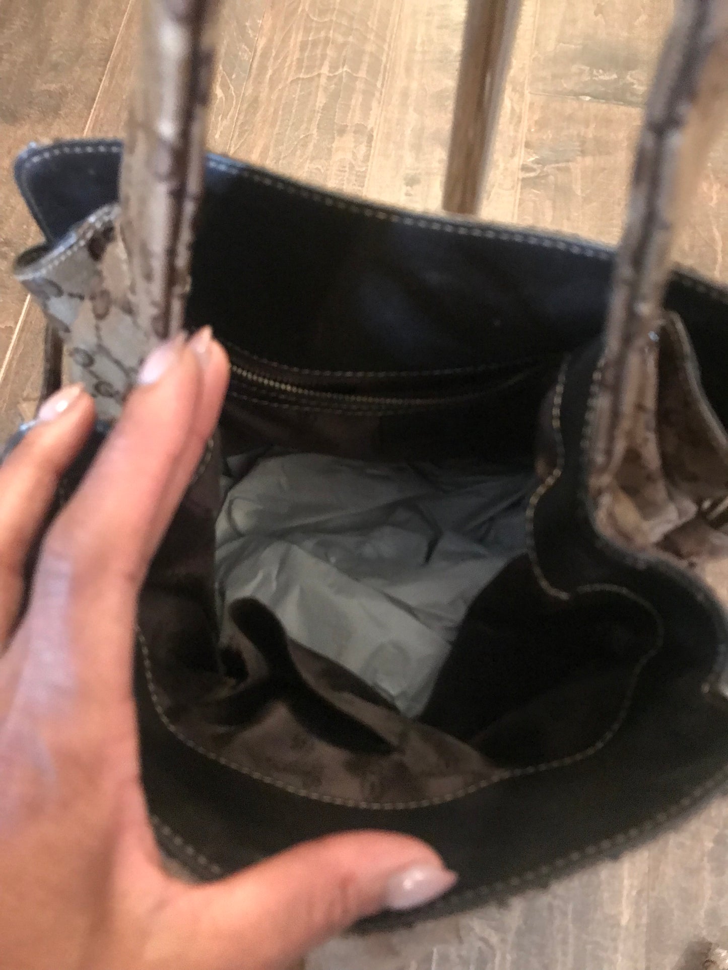 Gucci Guccima Tote & Wallet!!