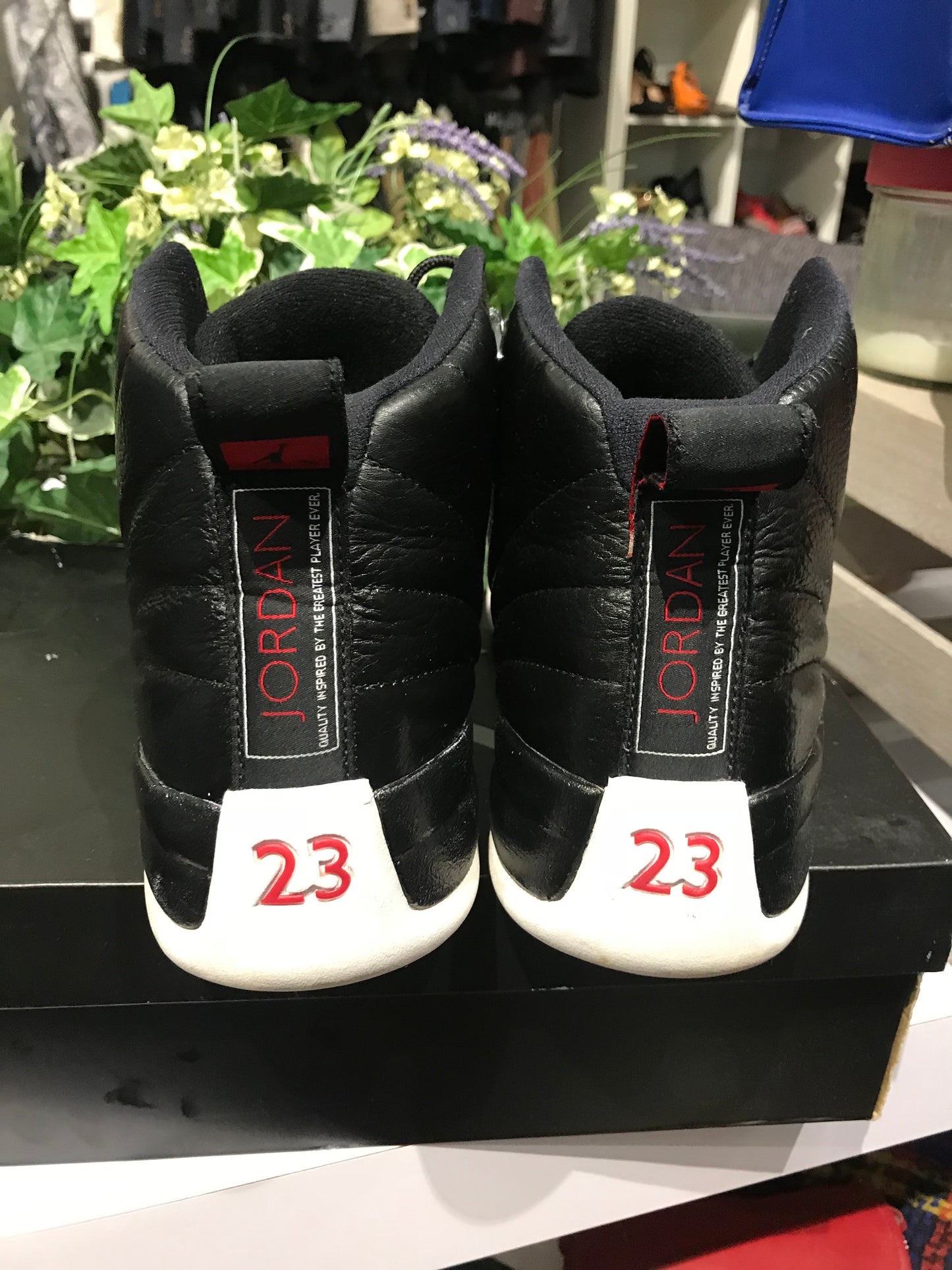 Black & White Jordan 12’s: Sz 13