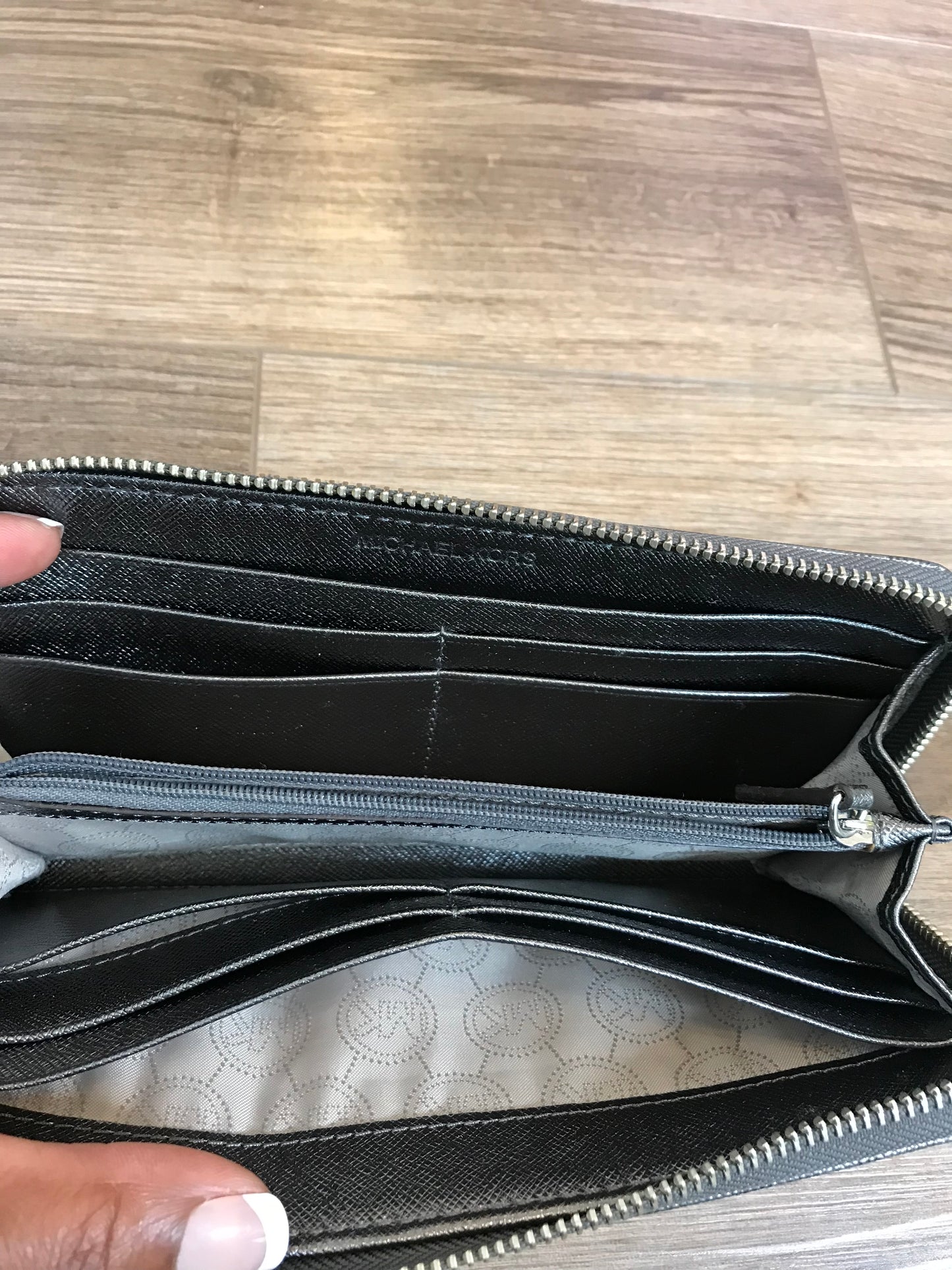 Michael Kors Metallic Zippy Wallet!