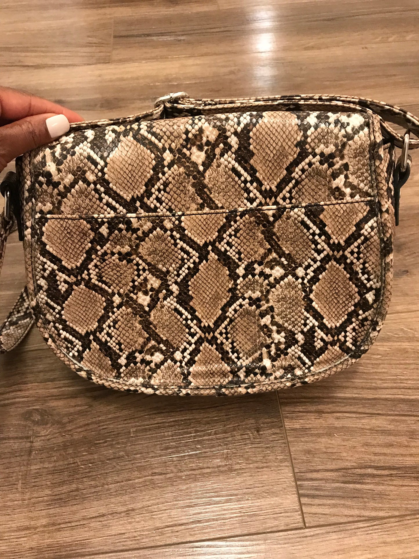 Nine West Snakeskin Crossbody!