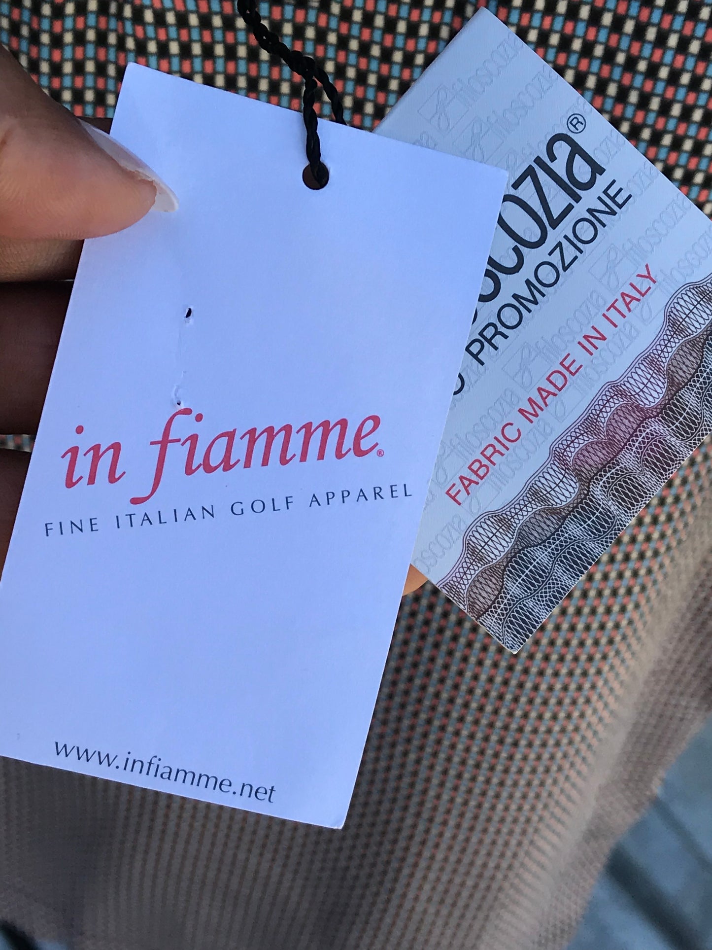 In Fiamme Italian Golf Shirt! Size M