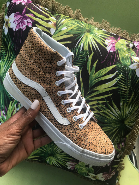 Vans Cork High Tops: Sz 8/8.5