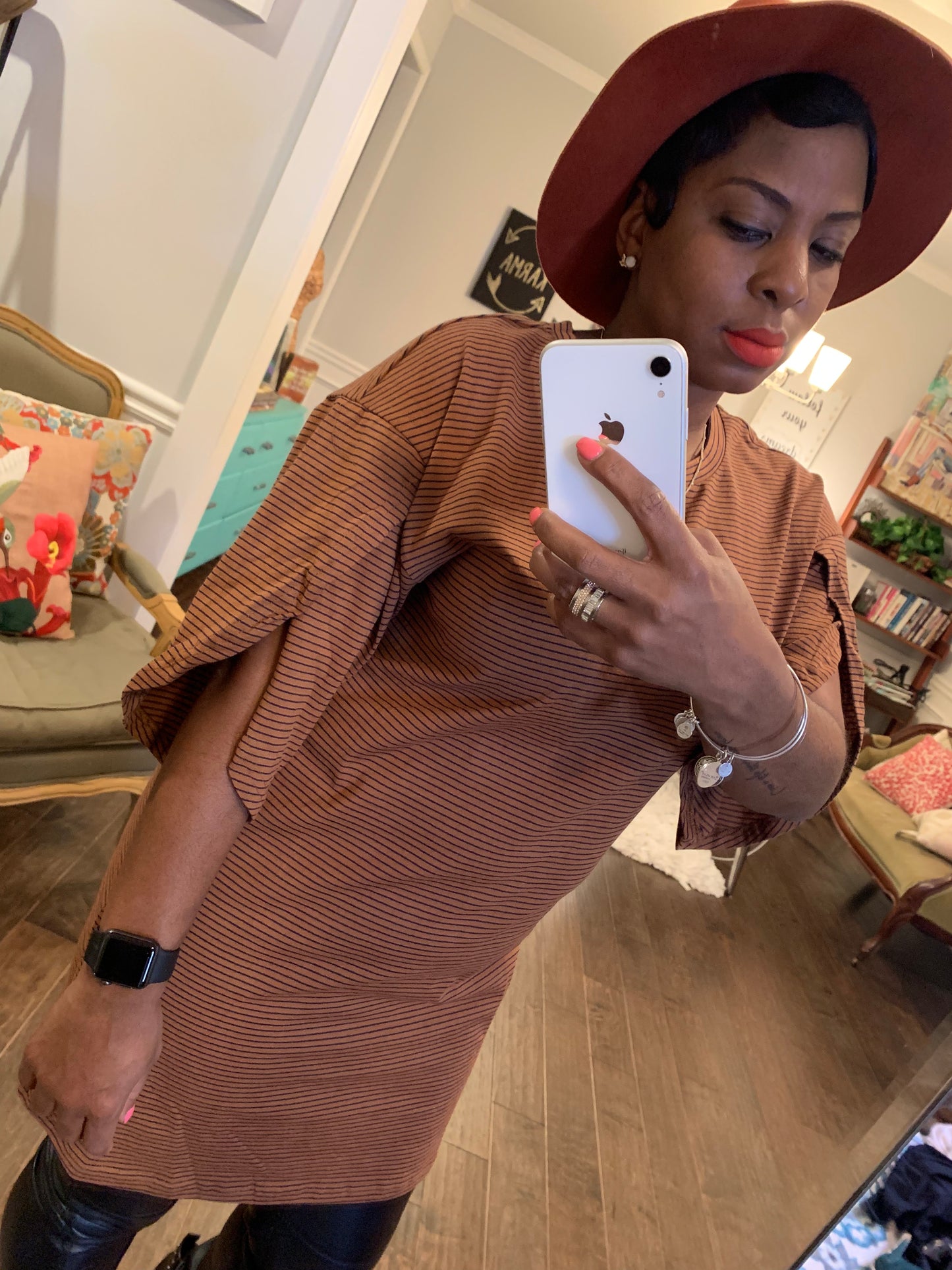 Tulip Sleeve Top: Sizes S-L