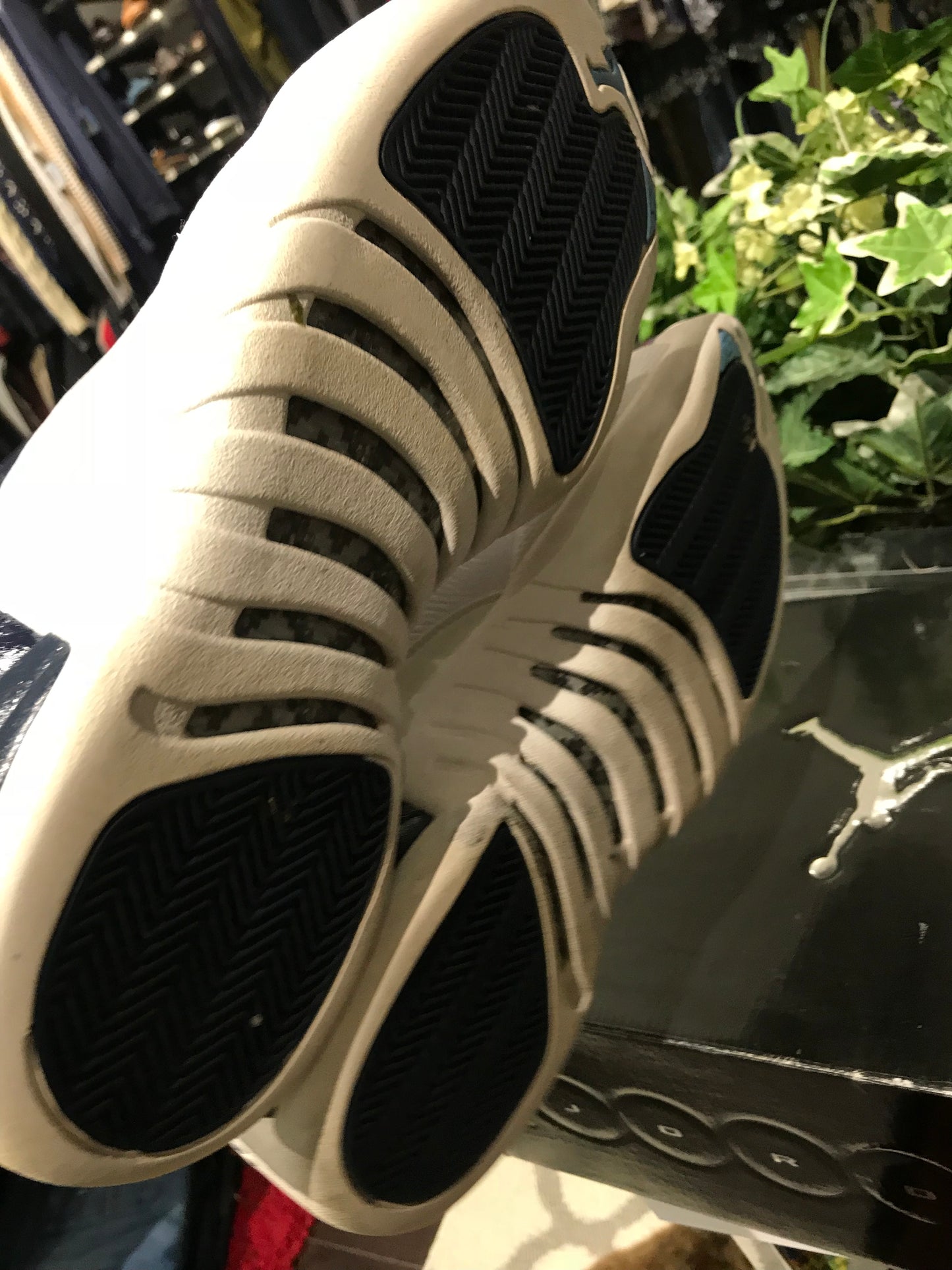 Blue & White Jordan 12’s: Sz 12