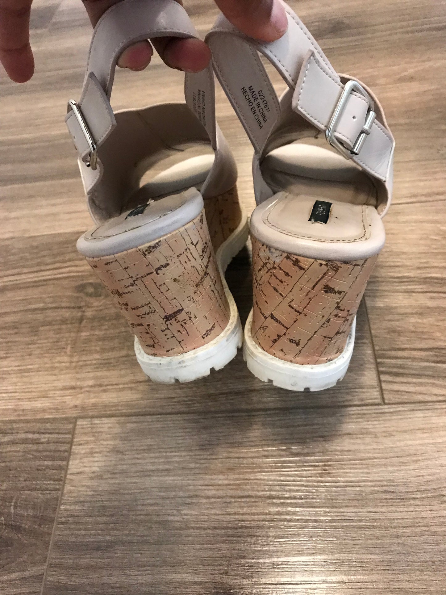 Forever 21 Cork Wedge Sandals! Size 8