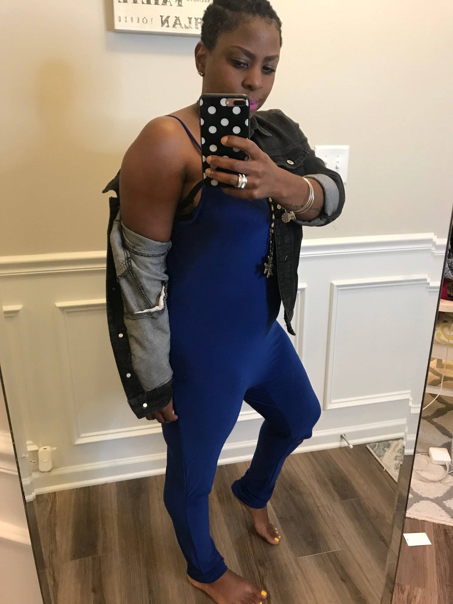 Royal Blue Jumpsuit! Size M-L