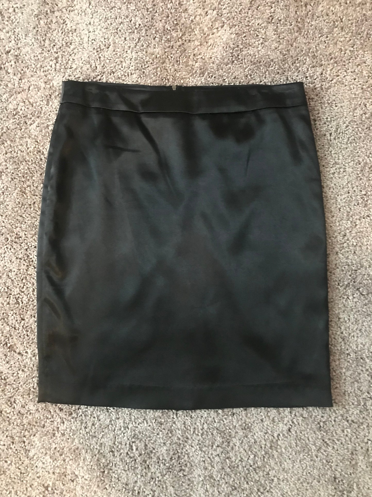 Saks Satin Skirt: Sz 10