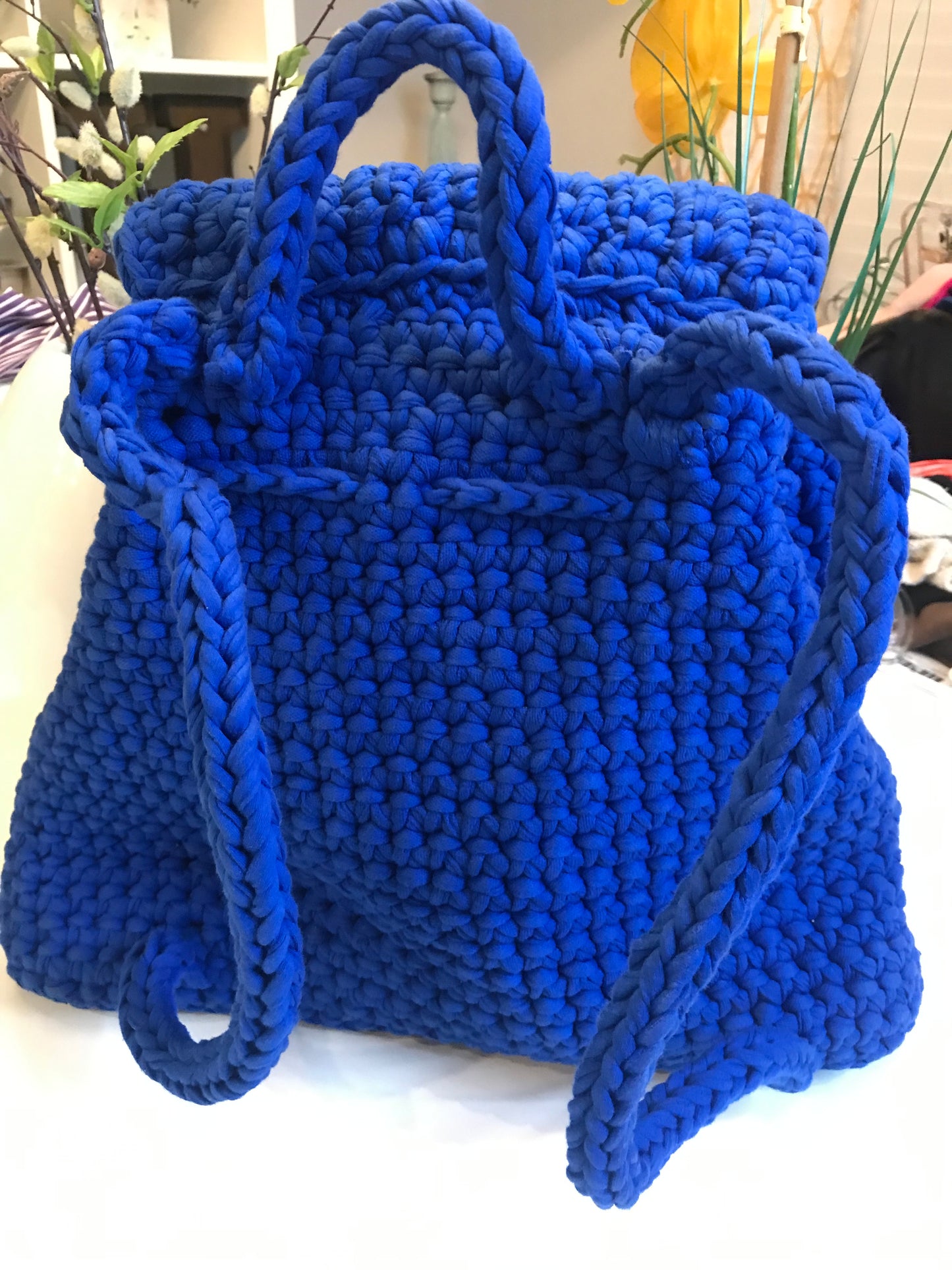 Handmade Crochet Backpack! Size: Large