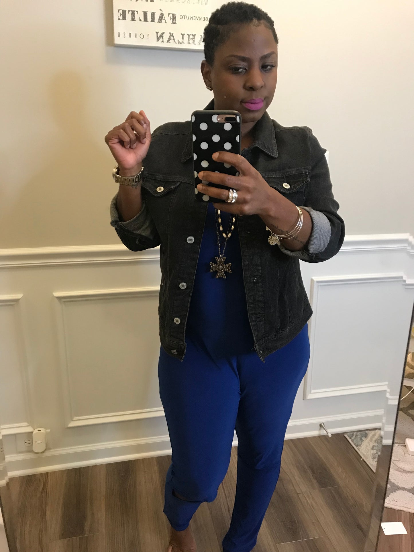 Royal Blue Jumpsuit! Size M-L