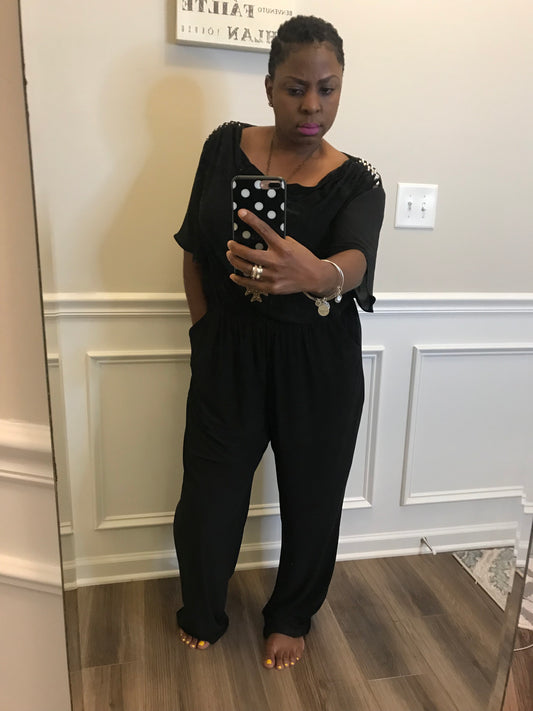 BLACK CHANDELIER JUMPER!! Size 2X