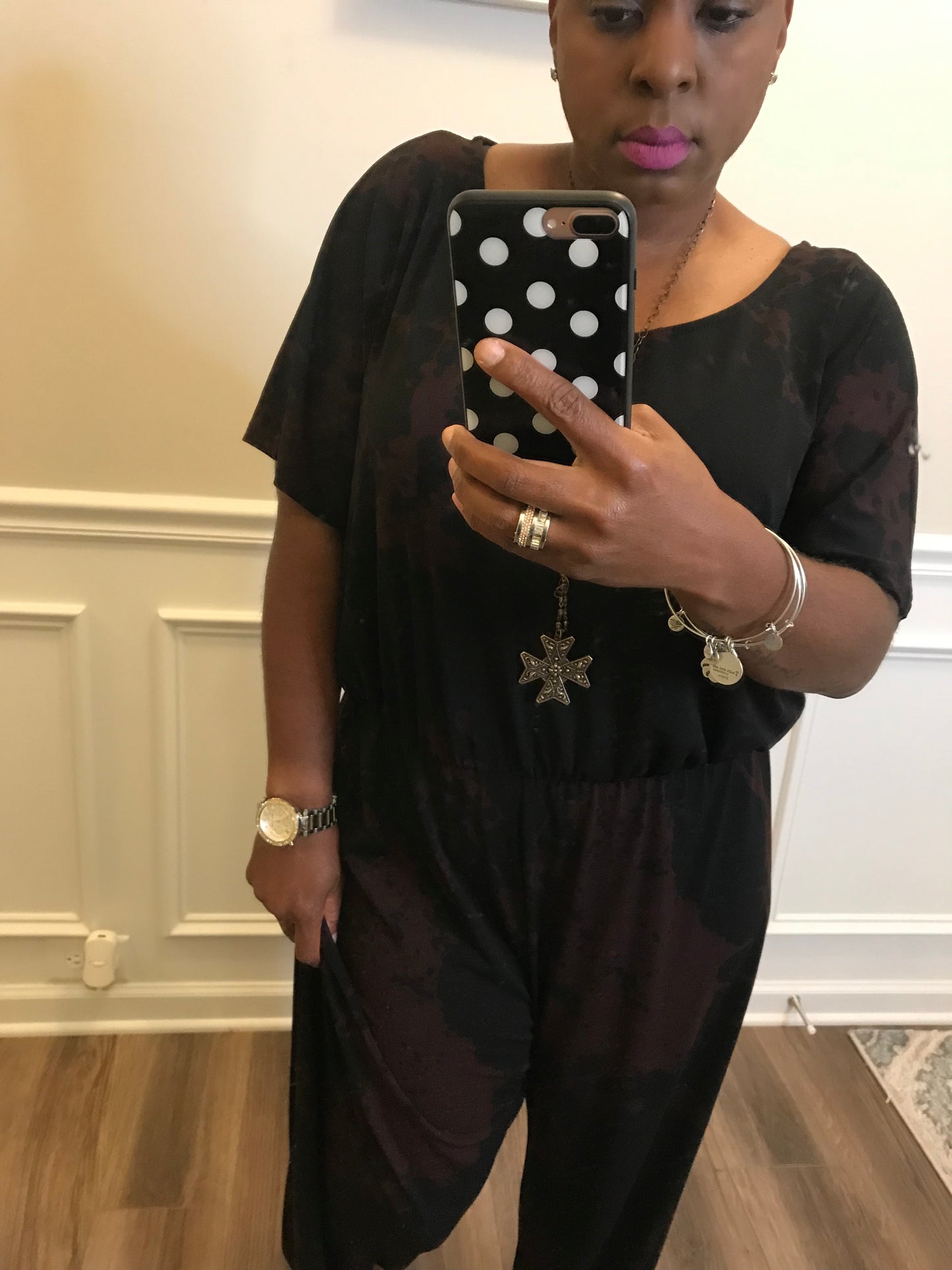 Wine & Black Jumper! Size 2X