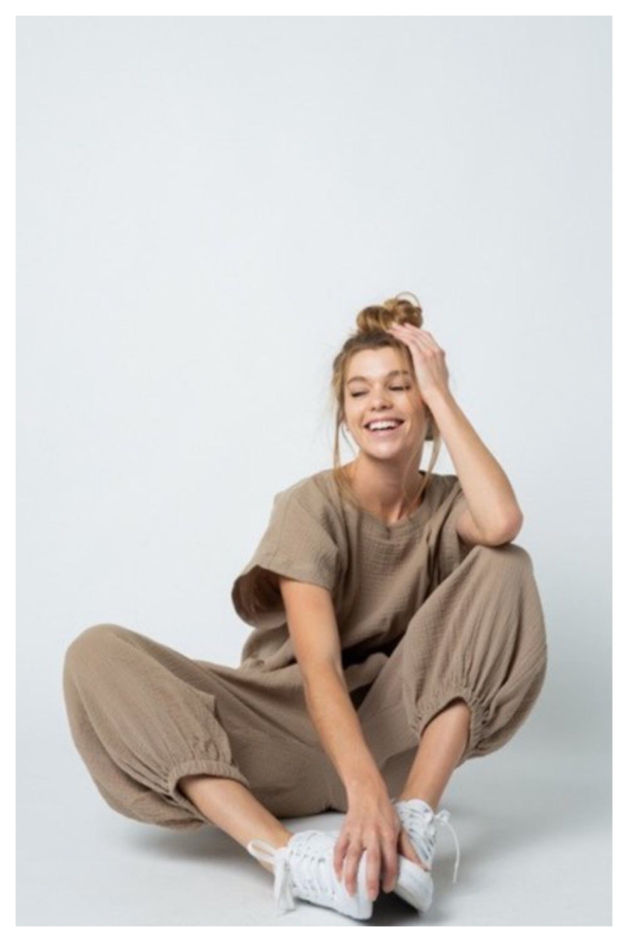 PREORDER: Linen Jogger Jumpsuit! Sizes S-L
