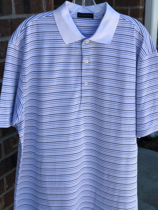 Divots Performance Golf Shirt! Size L