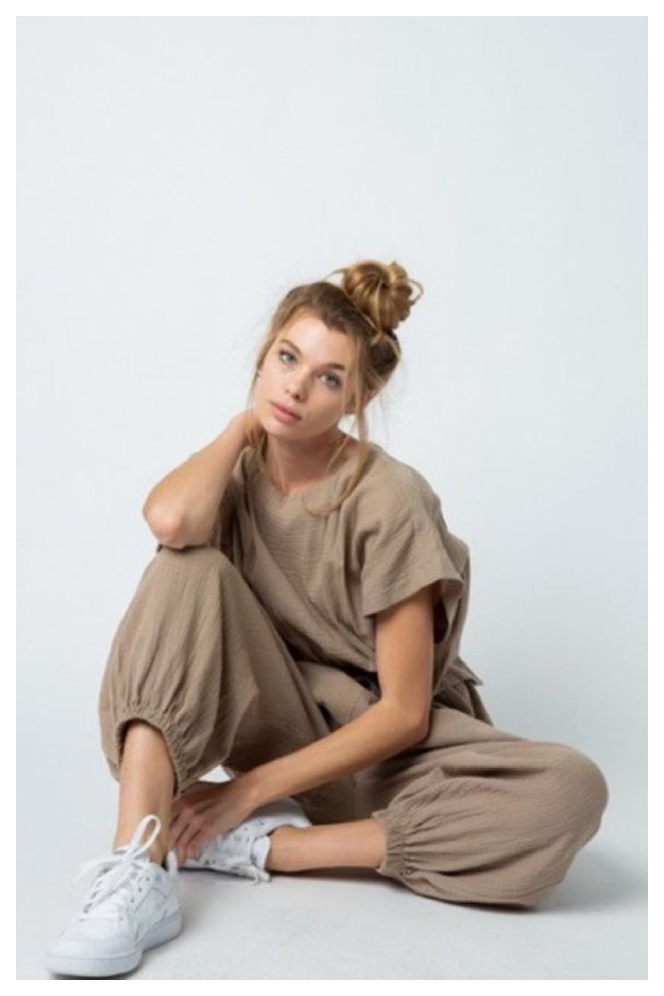 PREORDER: Linen Jogger Jumpsuit! Sizes S-L