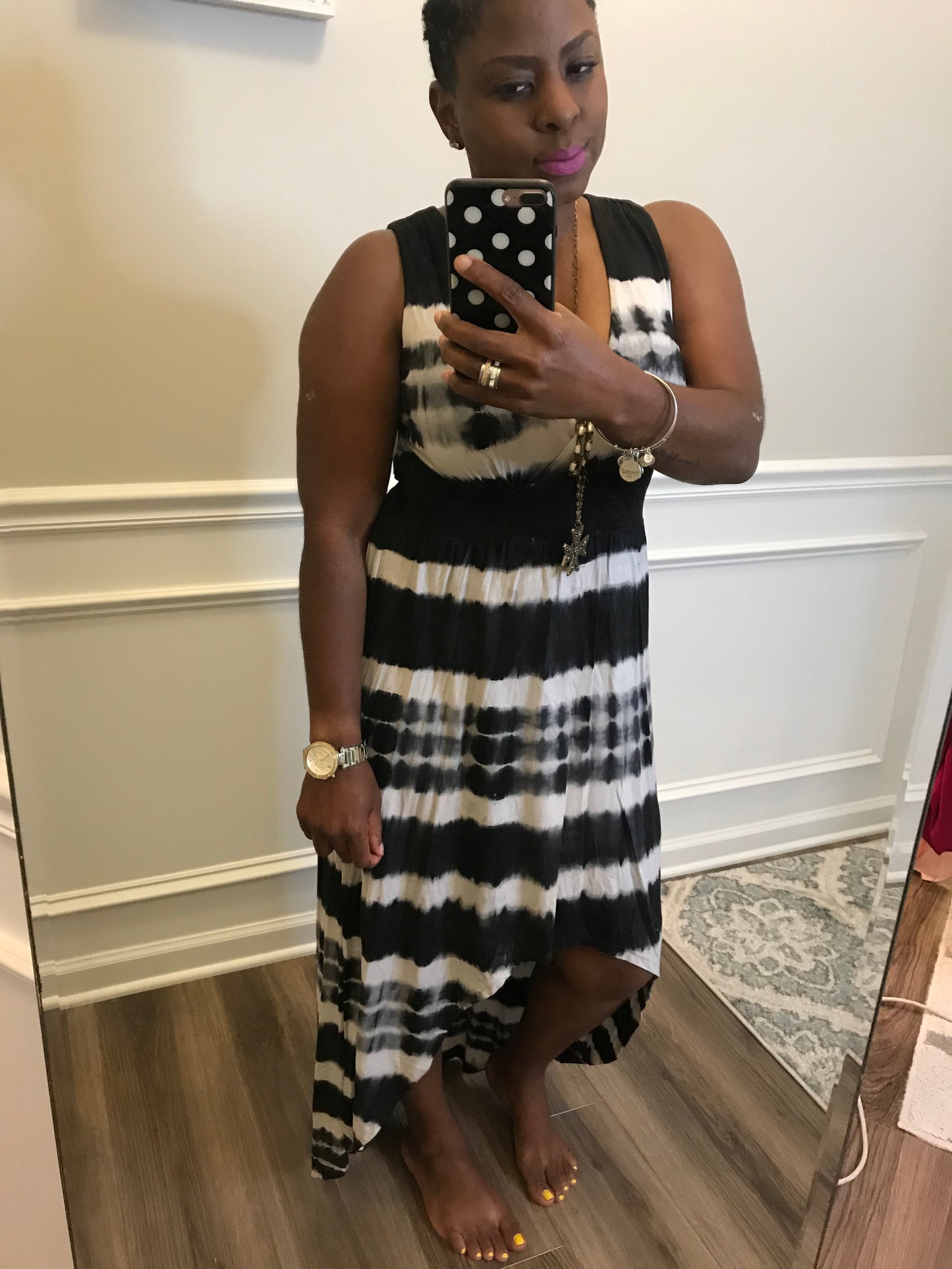 Tie Dye High Low Dress! Size S