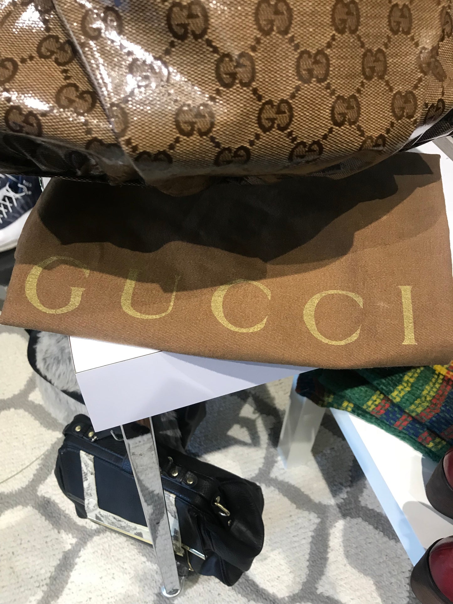 Gucci GUCCISSIMA Joy Crystal Handbag w/ Wallet!