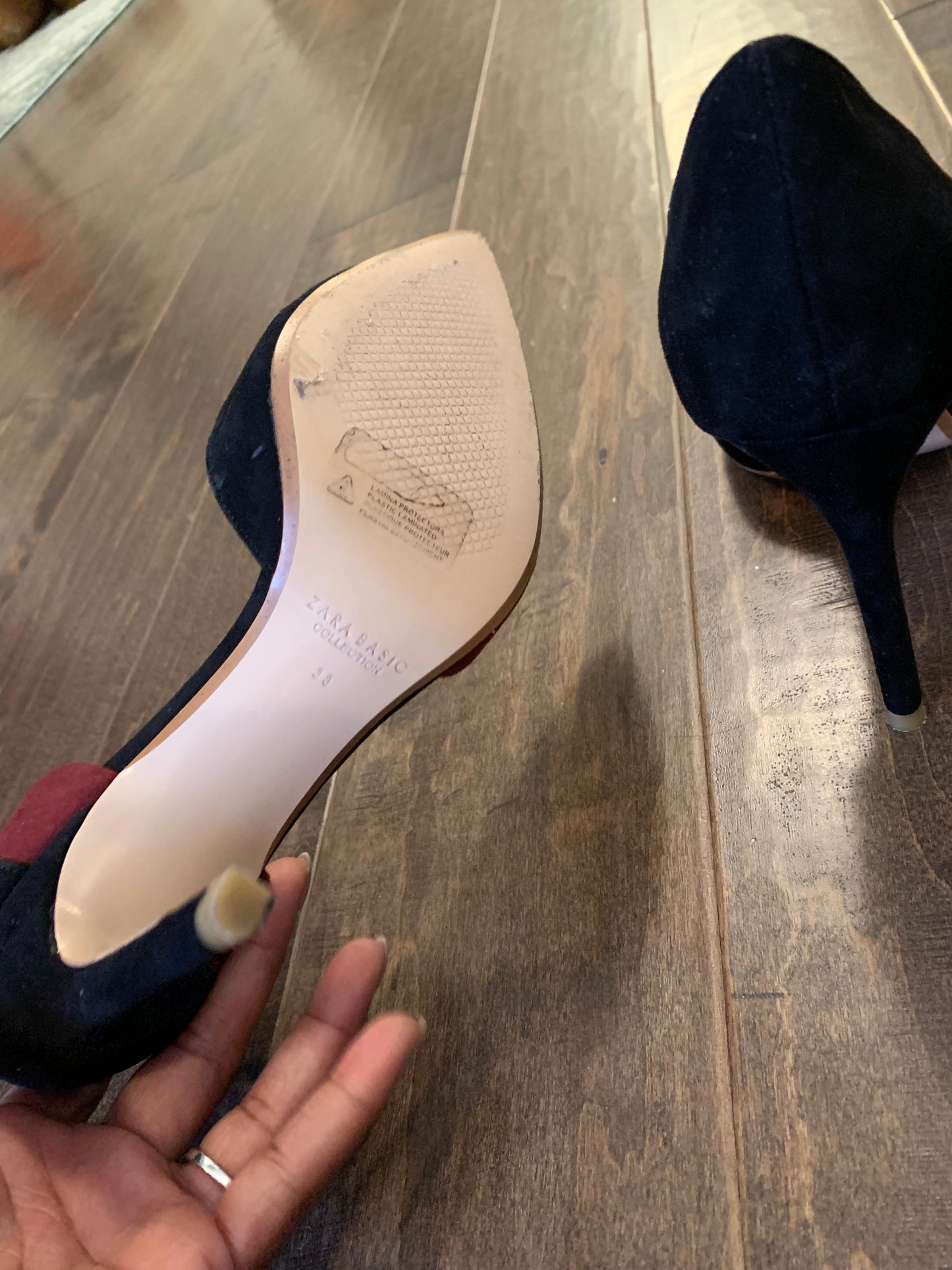 Zara Multicolored Heels! Size 38 (7.5-8)