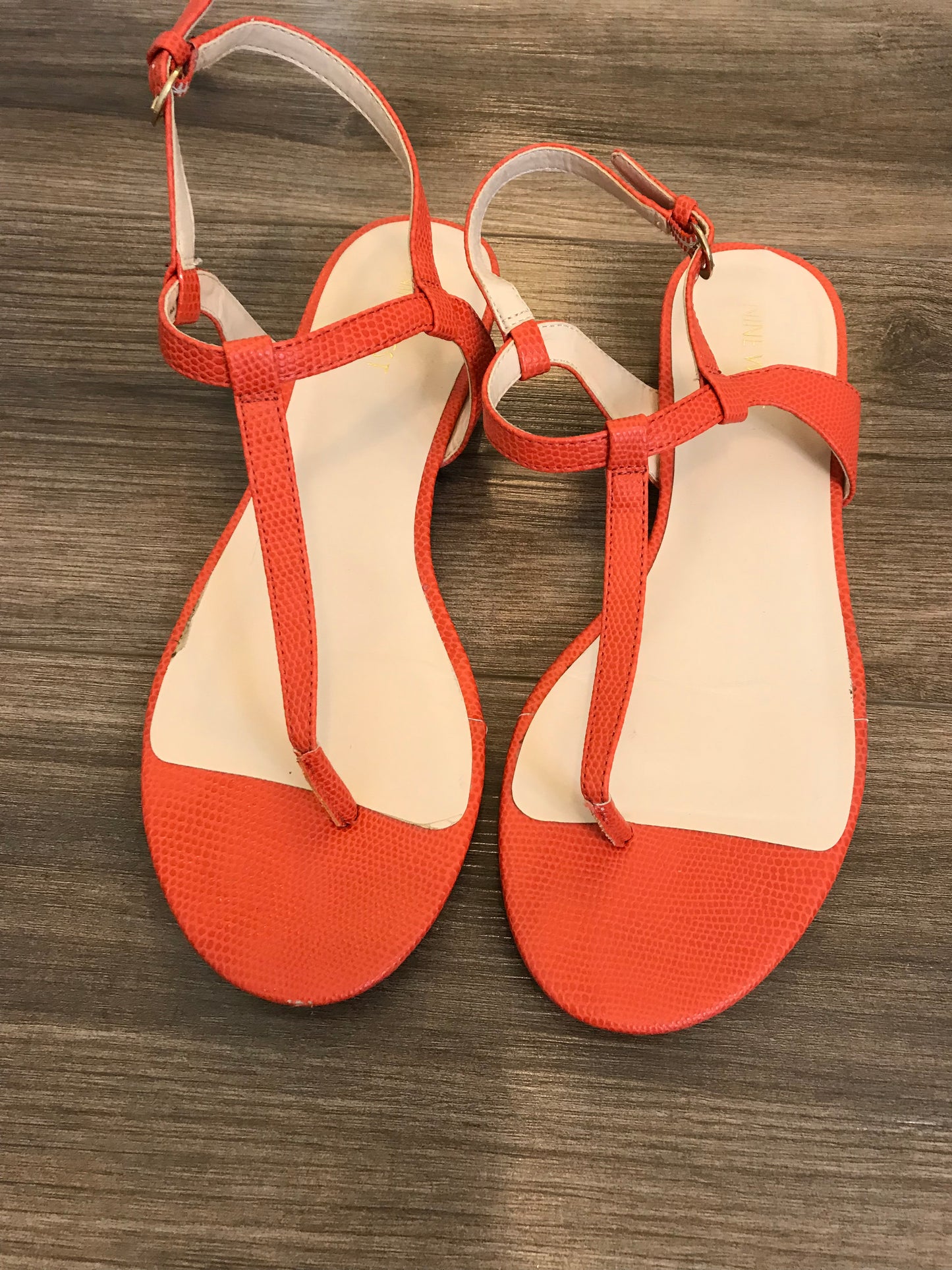 Nine West Leather Sandals! Size: 8.5