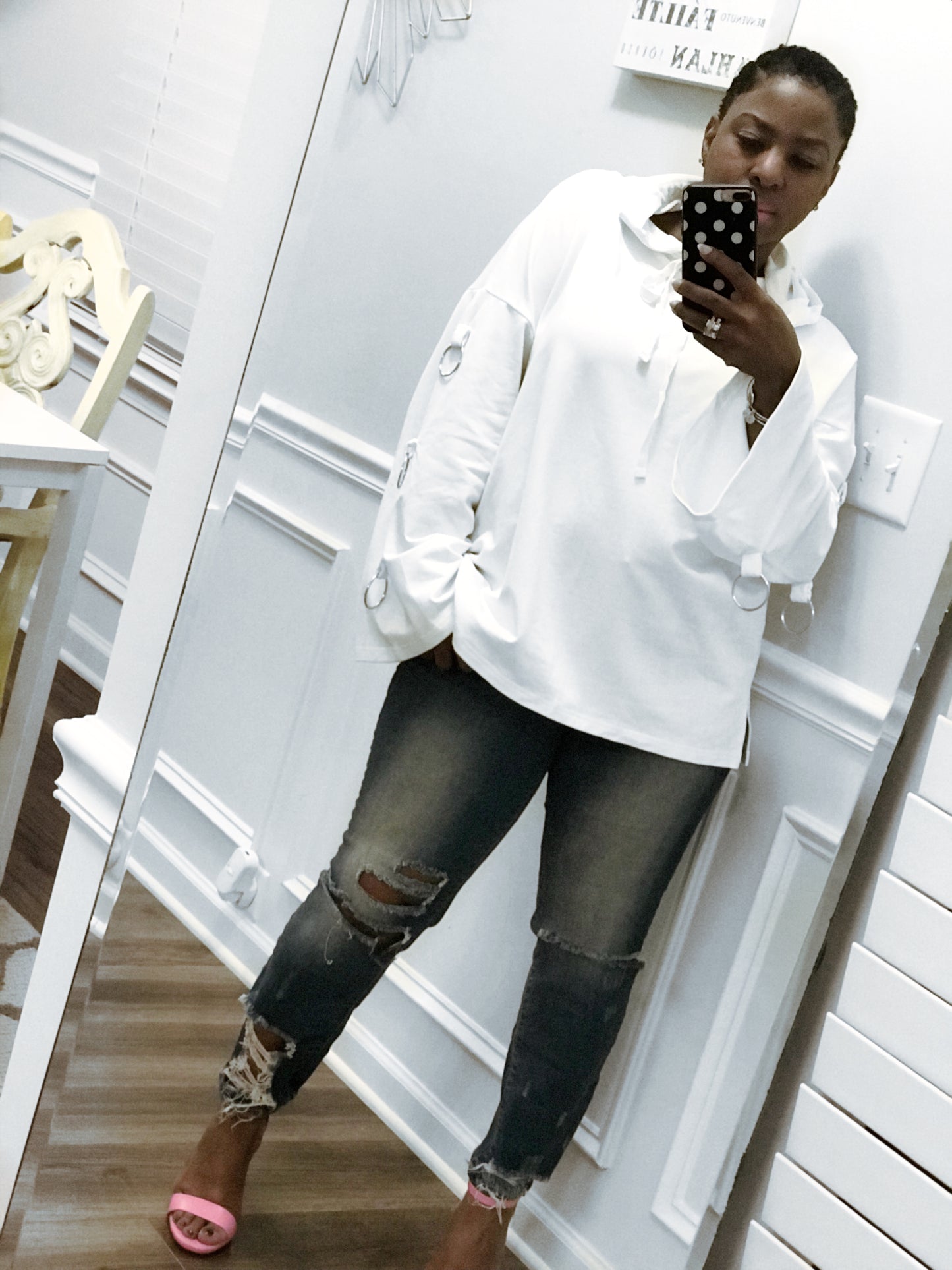 Pure & Edgy Ringlet Hoodie: Sizes S-L