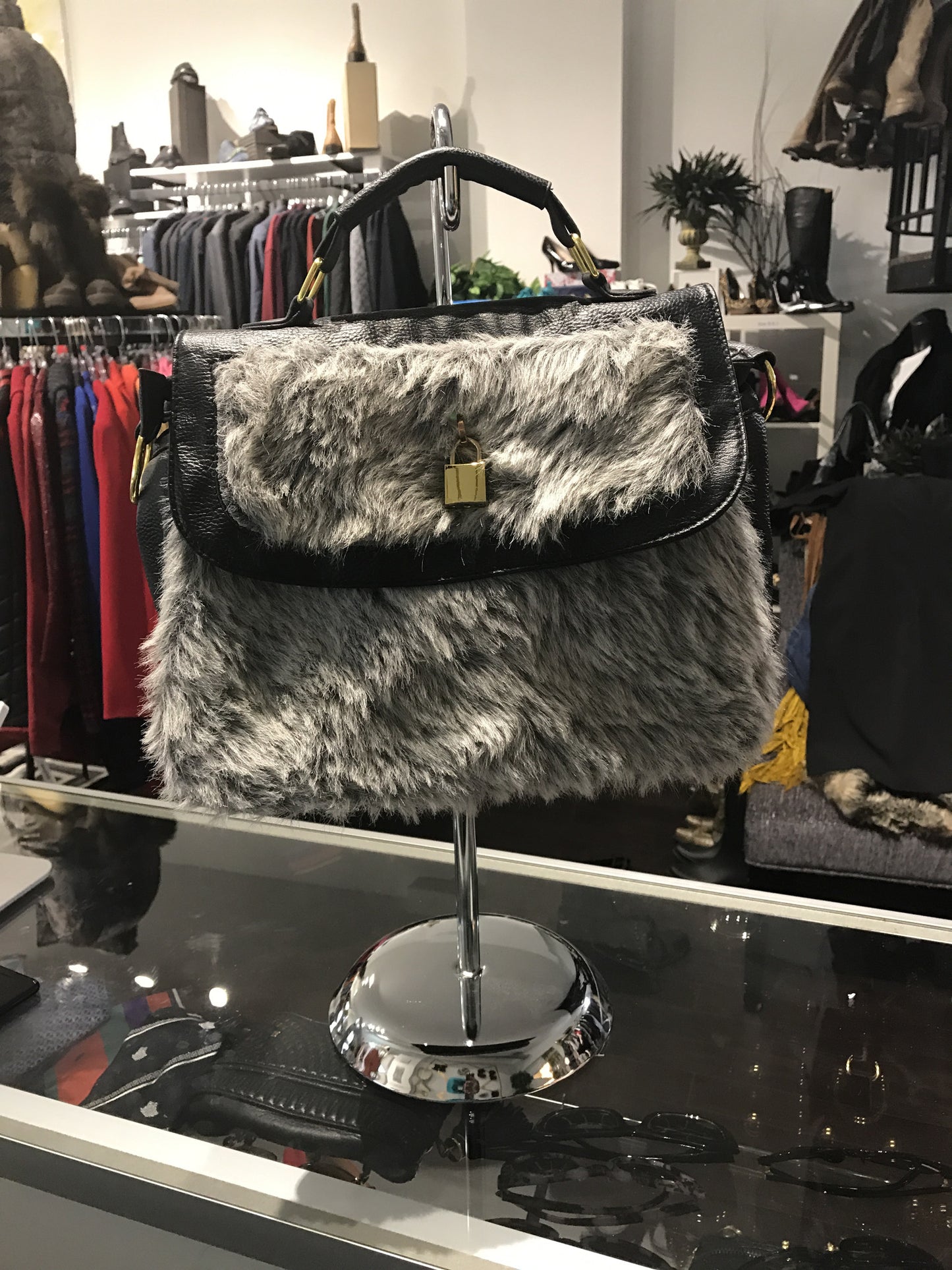 Faux Fur Bag