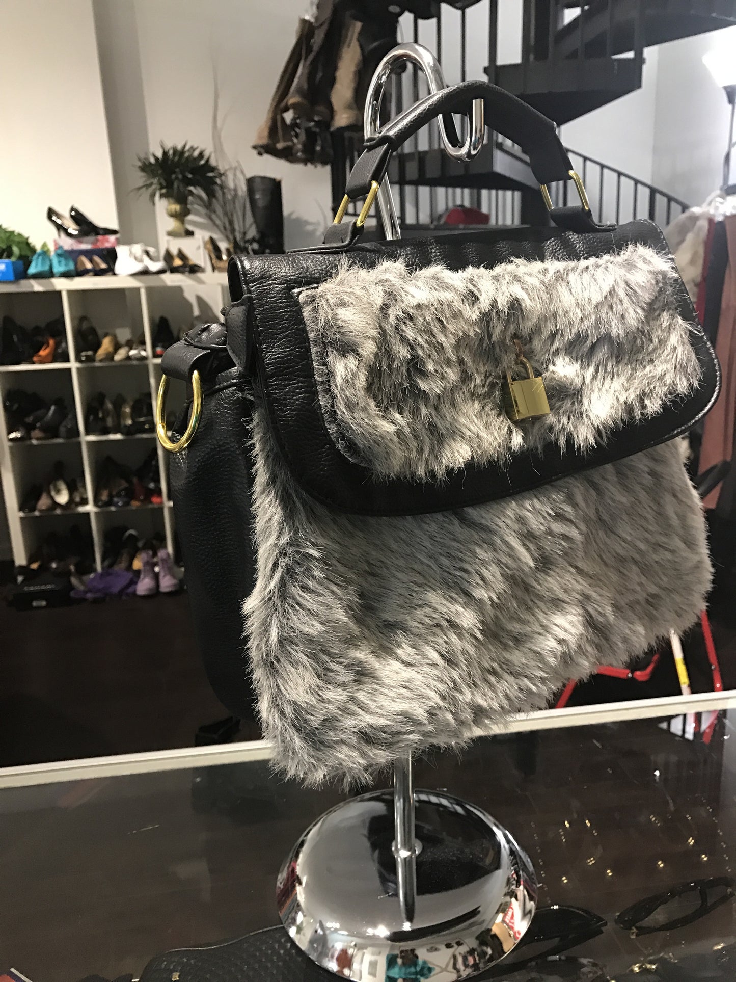 Faux Fur Bag