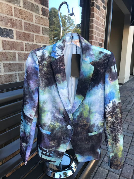 Choies Printed Blazer: Sz 6