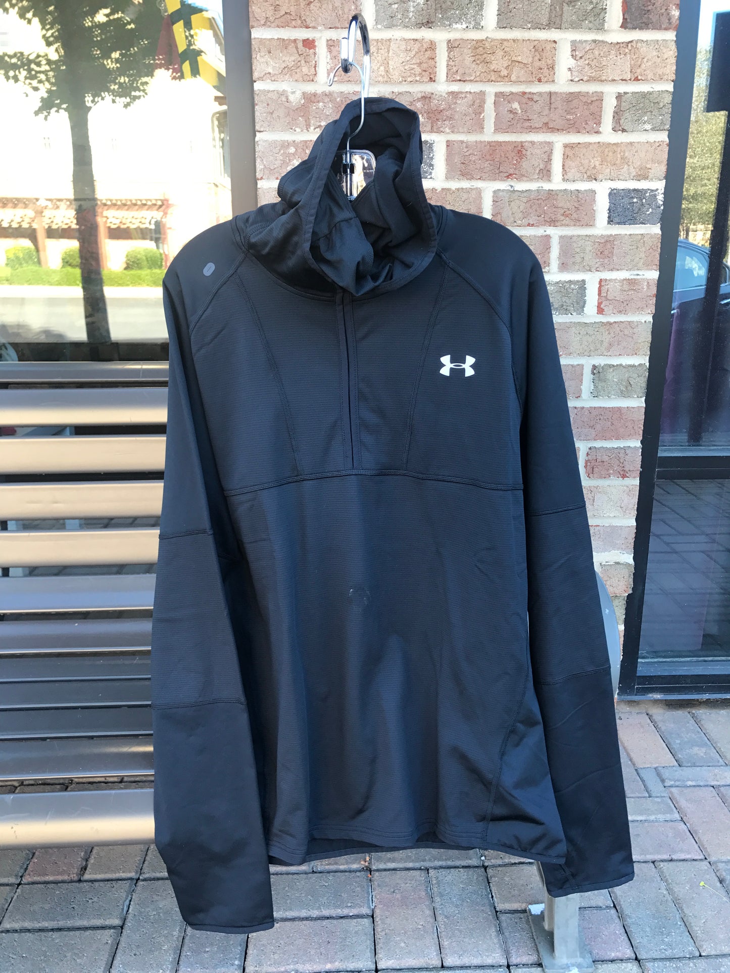Under Armor Black Track Hoodie: Sz XL