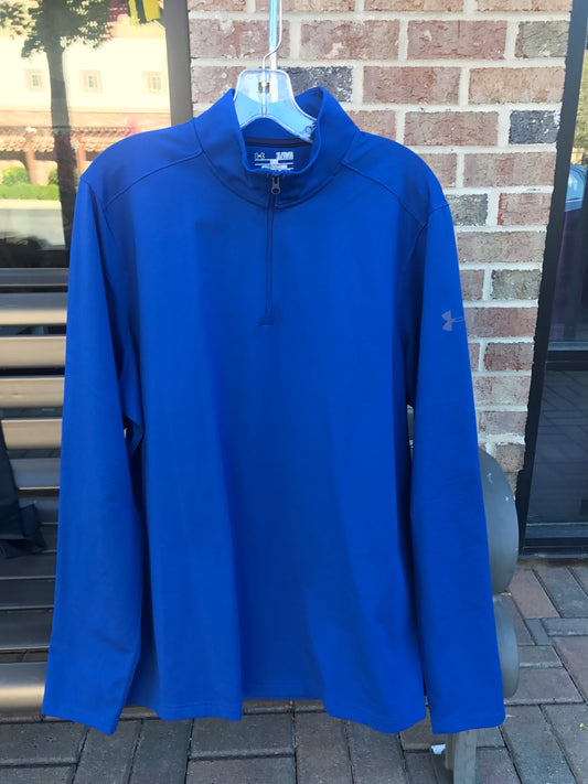 Under Armor Blue Track Shirt: Sz XL