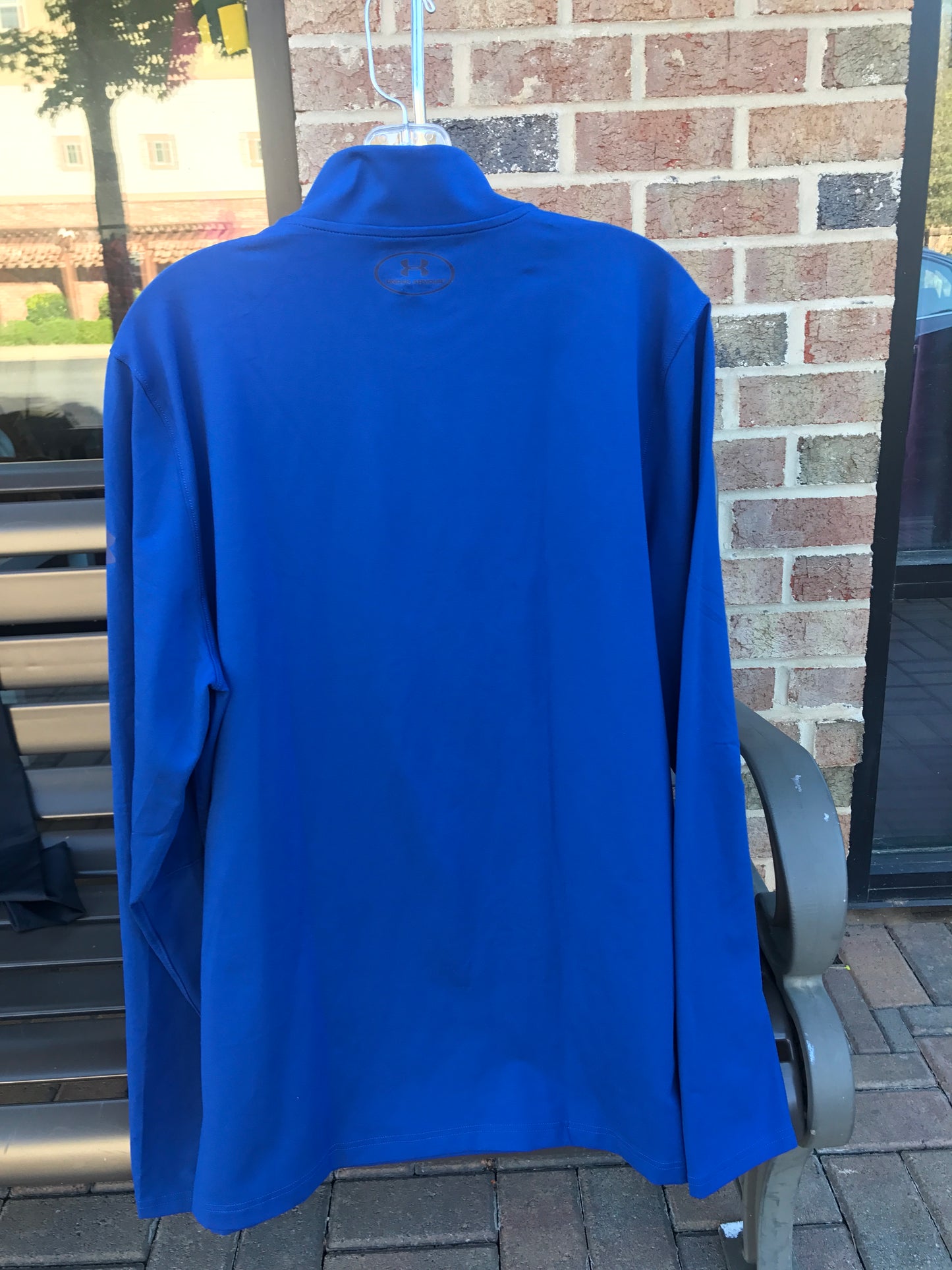 Under Armor Blue Track Shirt: Sz XL