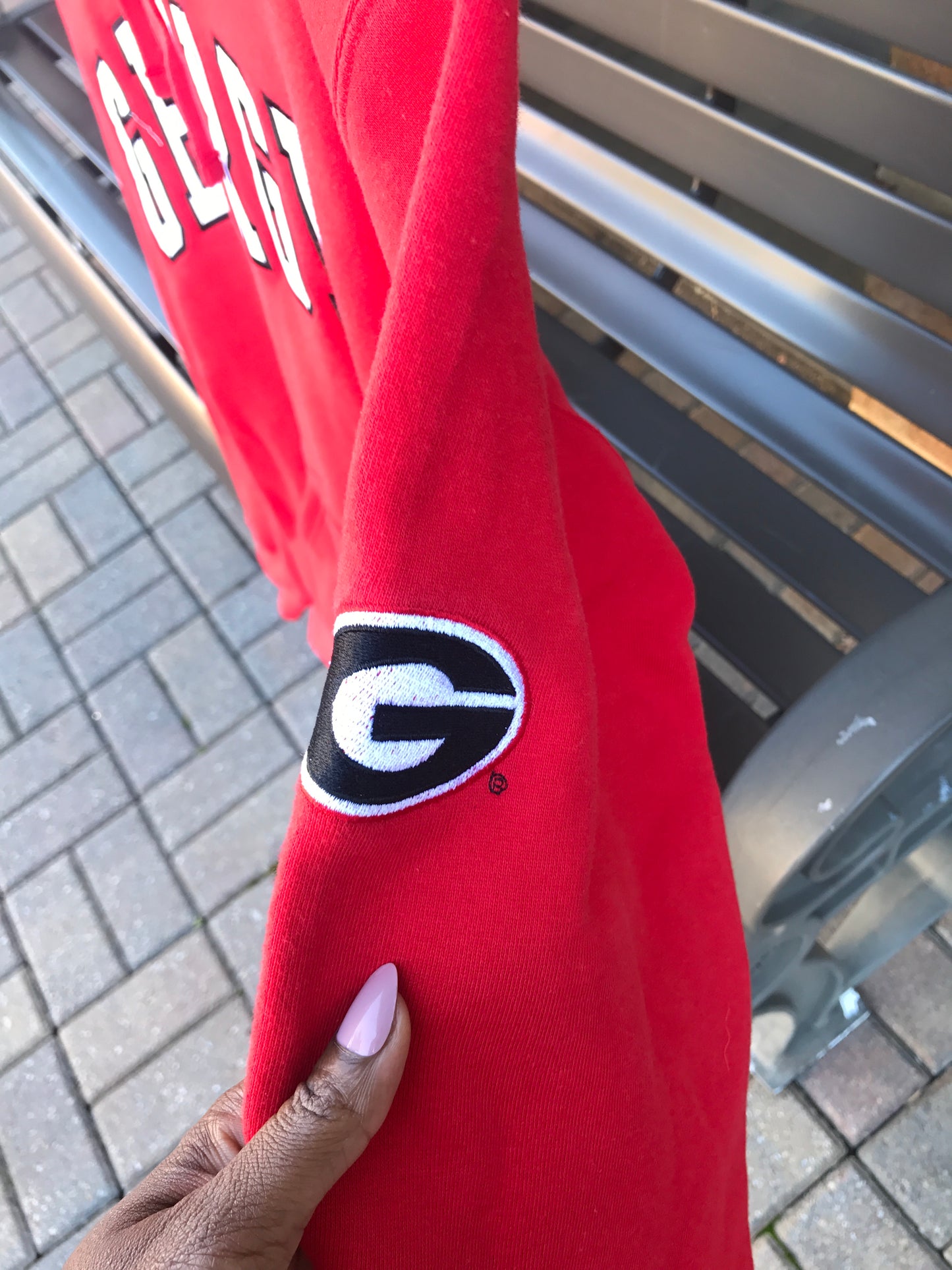 GEORGIA COLLEGIATE HOODIE: Sz M