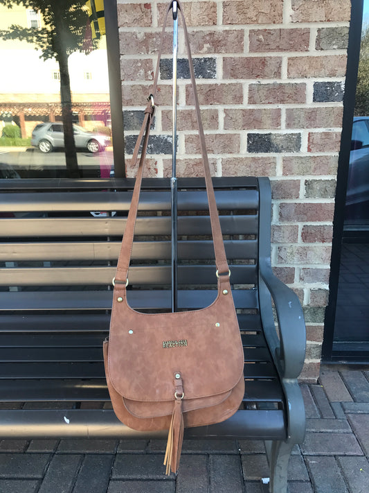 Kenneth Cole Tan Crossbody: Medium