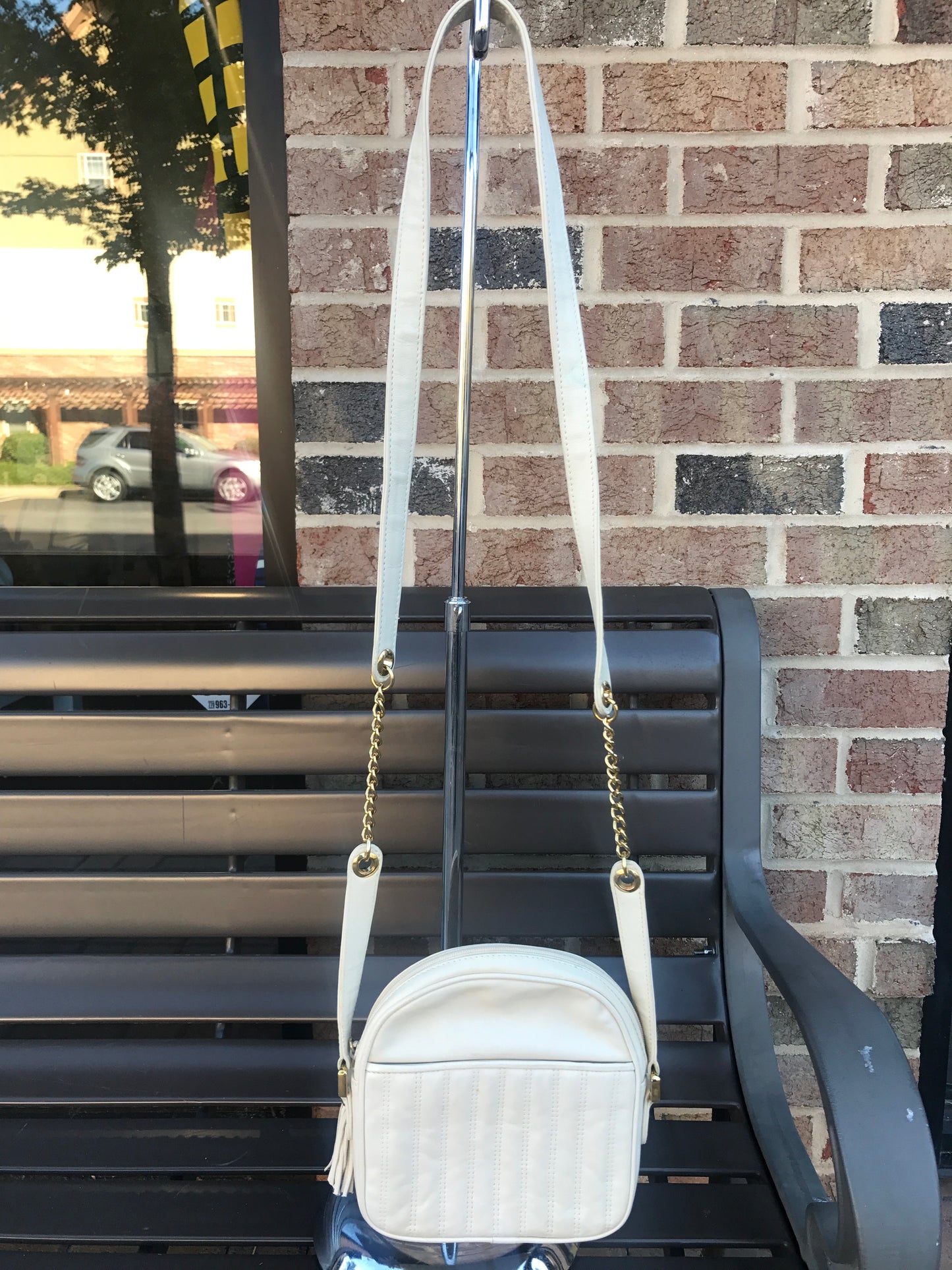 Vintage Cream Crossbody: Small