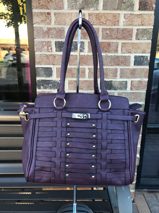 Eggplant Tote: Large
