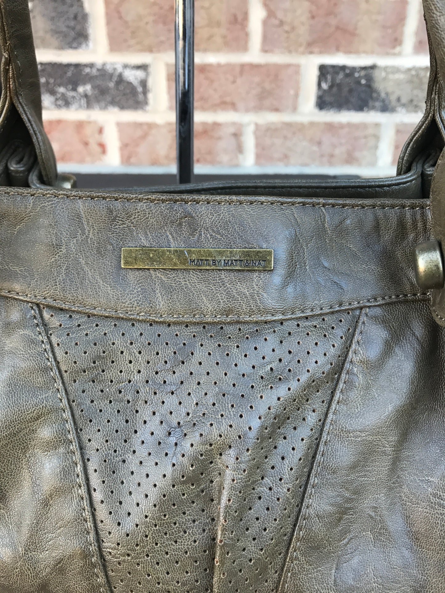 Matt & Nat Olive Handbag: Sz MED/LG