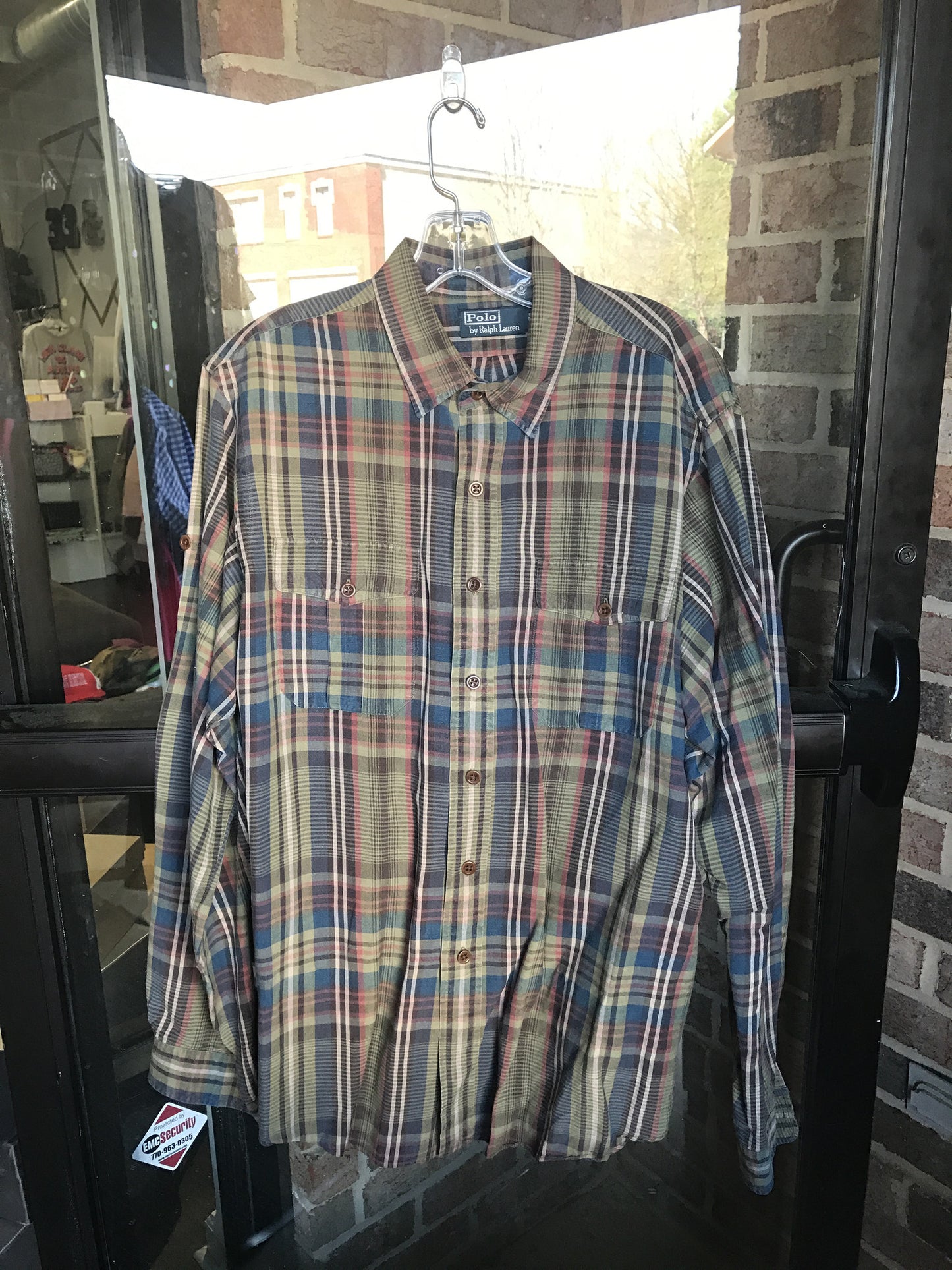 Polo by Ralph Lauren Plaid Shirt: Sz XL