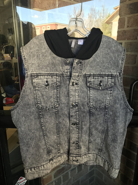 H&M Denim Hooded Vest