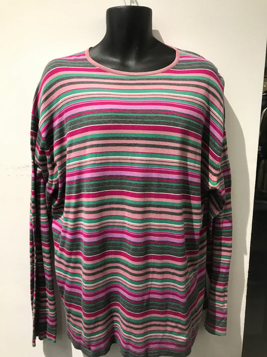 Burberry Striped Pullover: Sz 2X