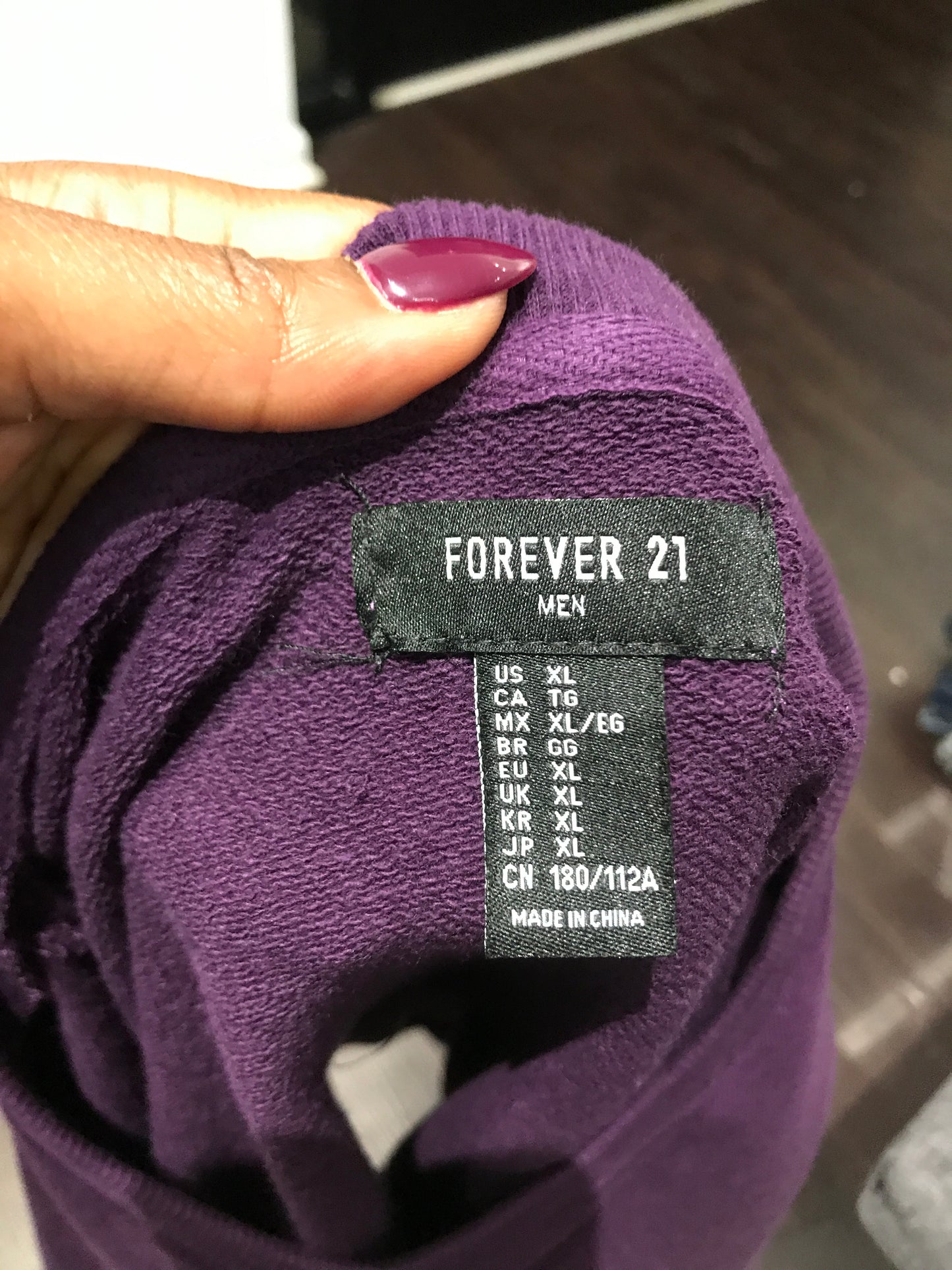 F21 God's Child Sweatshirt: Sz XL