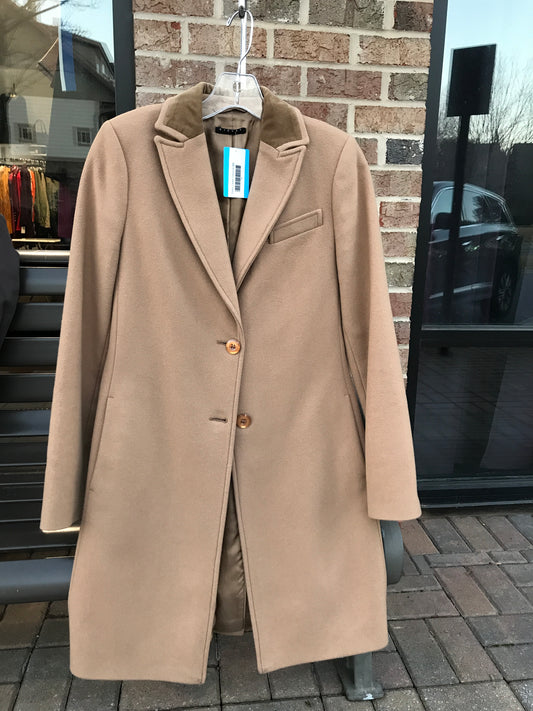 Sisley Camel Overcoat: : Sz S