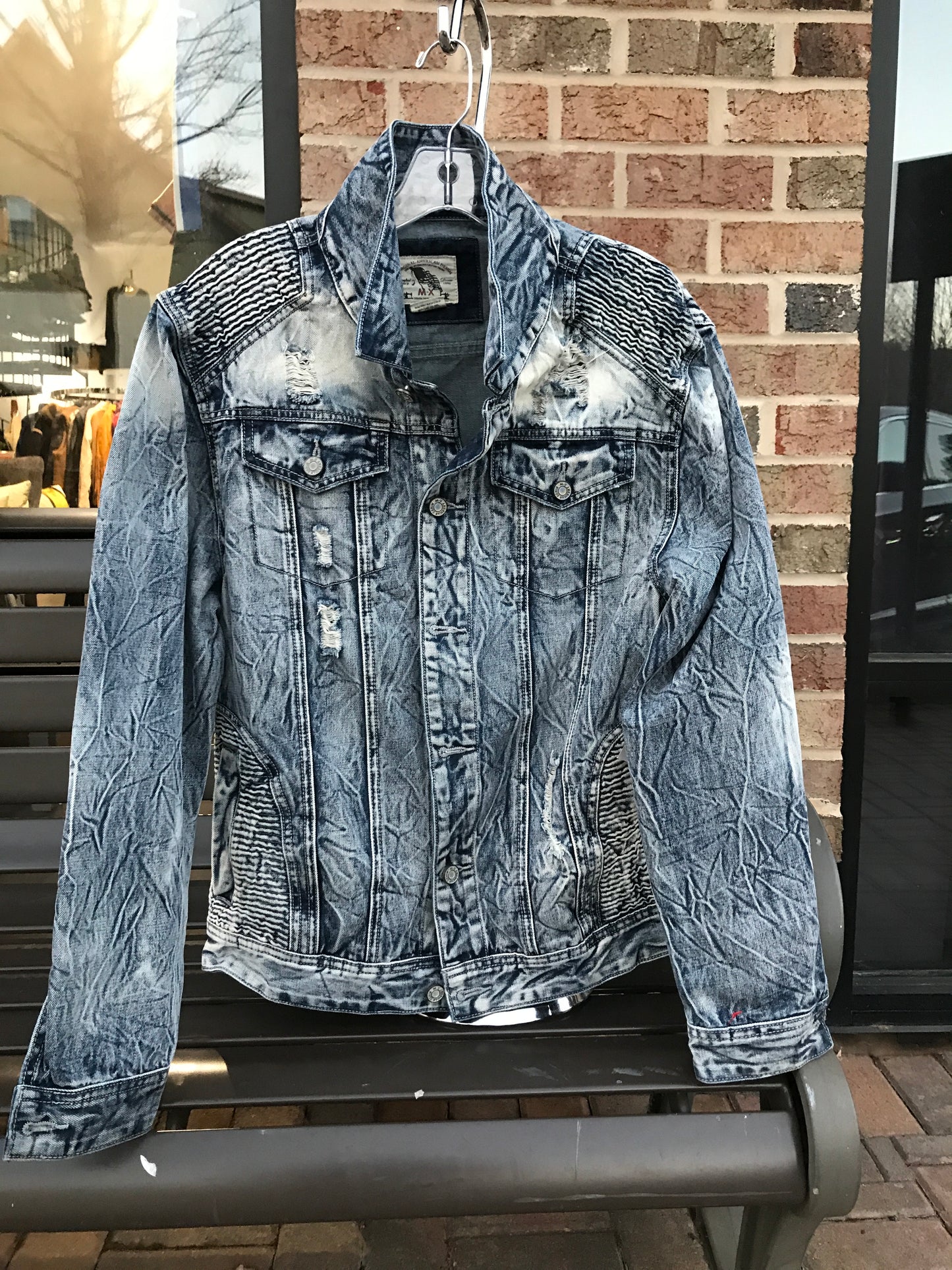 Original American Denim Stonewashed Jacket: Sz M