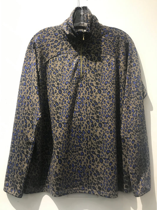 Leopard Workout Top: Sz L