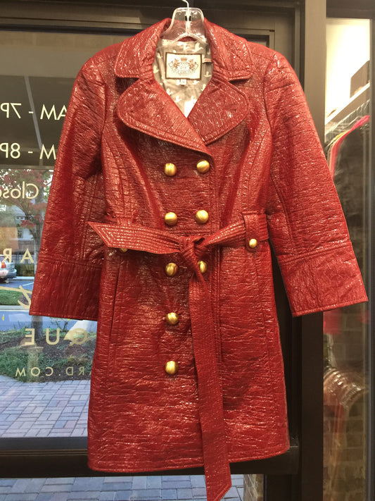 Juicy Couture Crimson Peacoat: Sz M