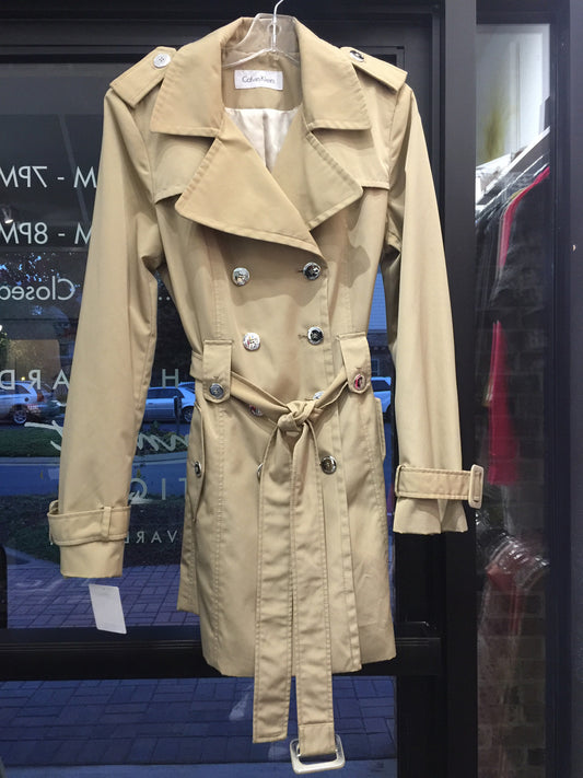 Calvin Klein Trench: Sz M