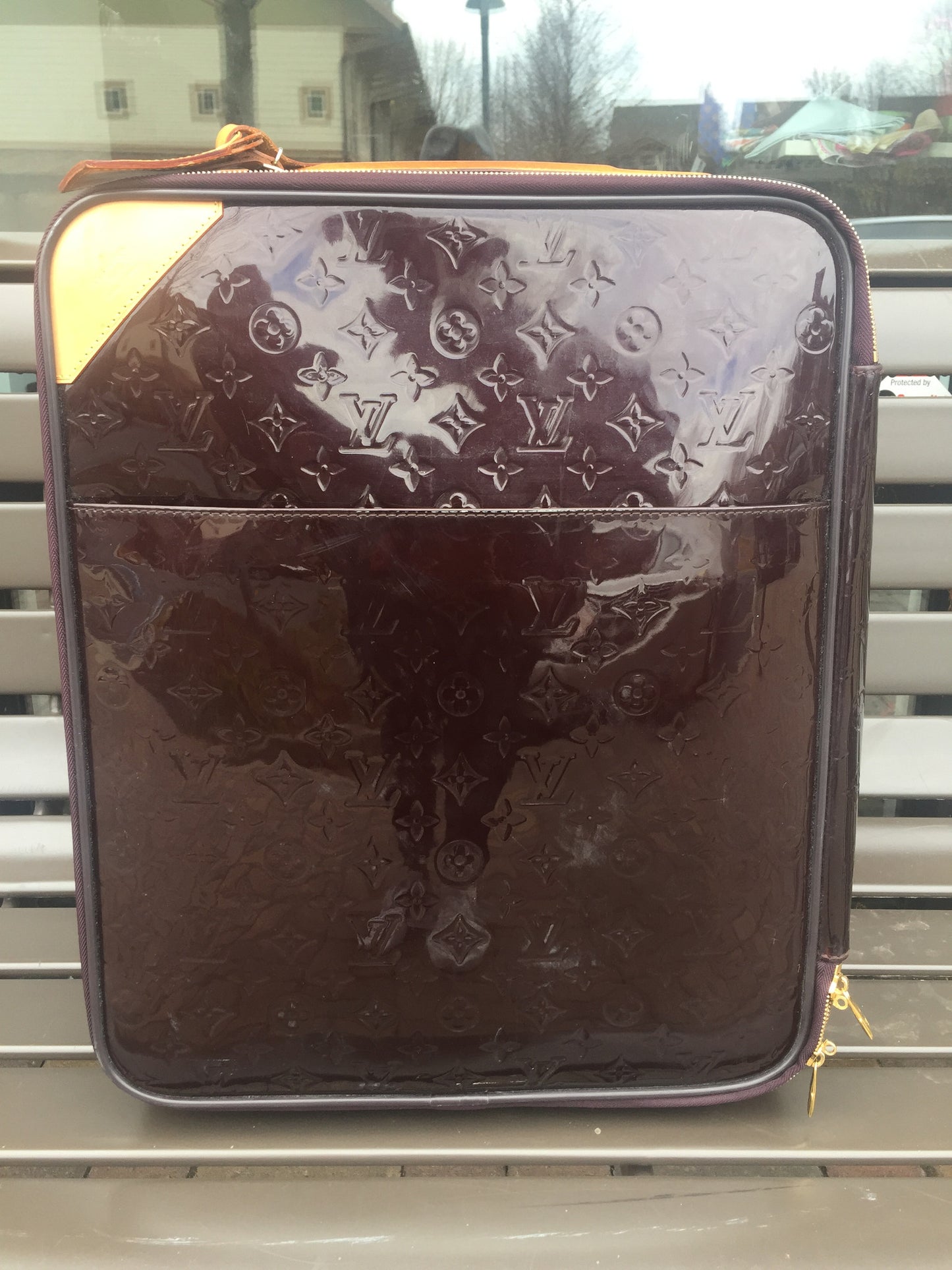 Louis Vuitton Patent Leather Suitcase