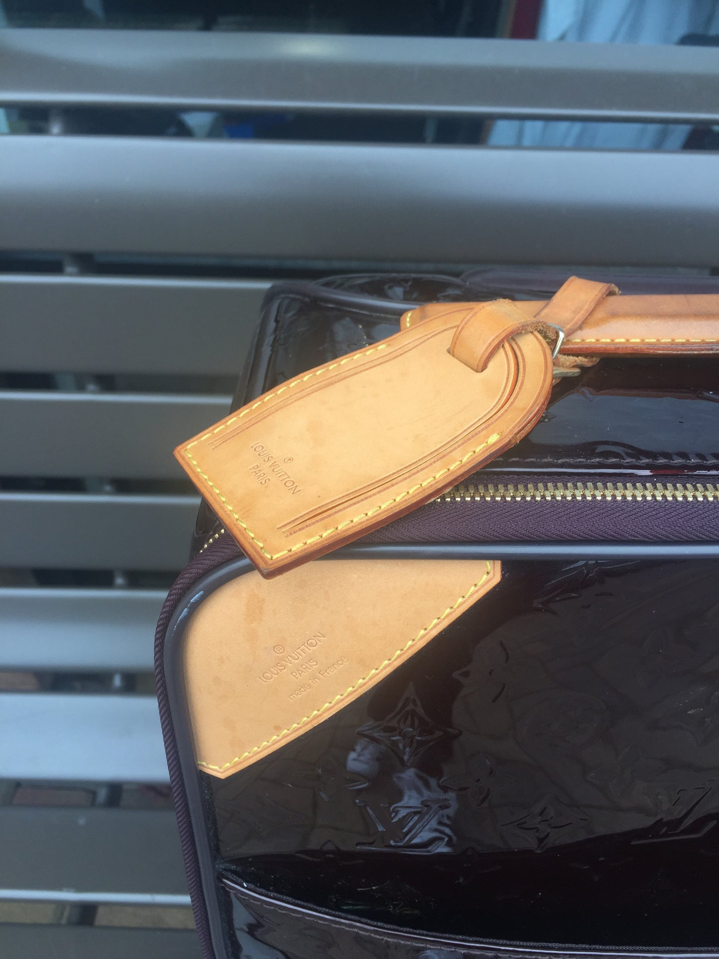Louis Vuitton Patent Leather Suitcase