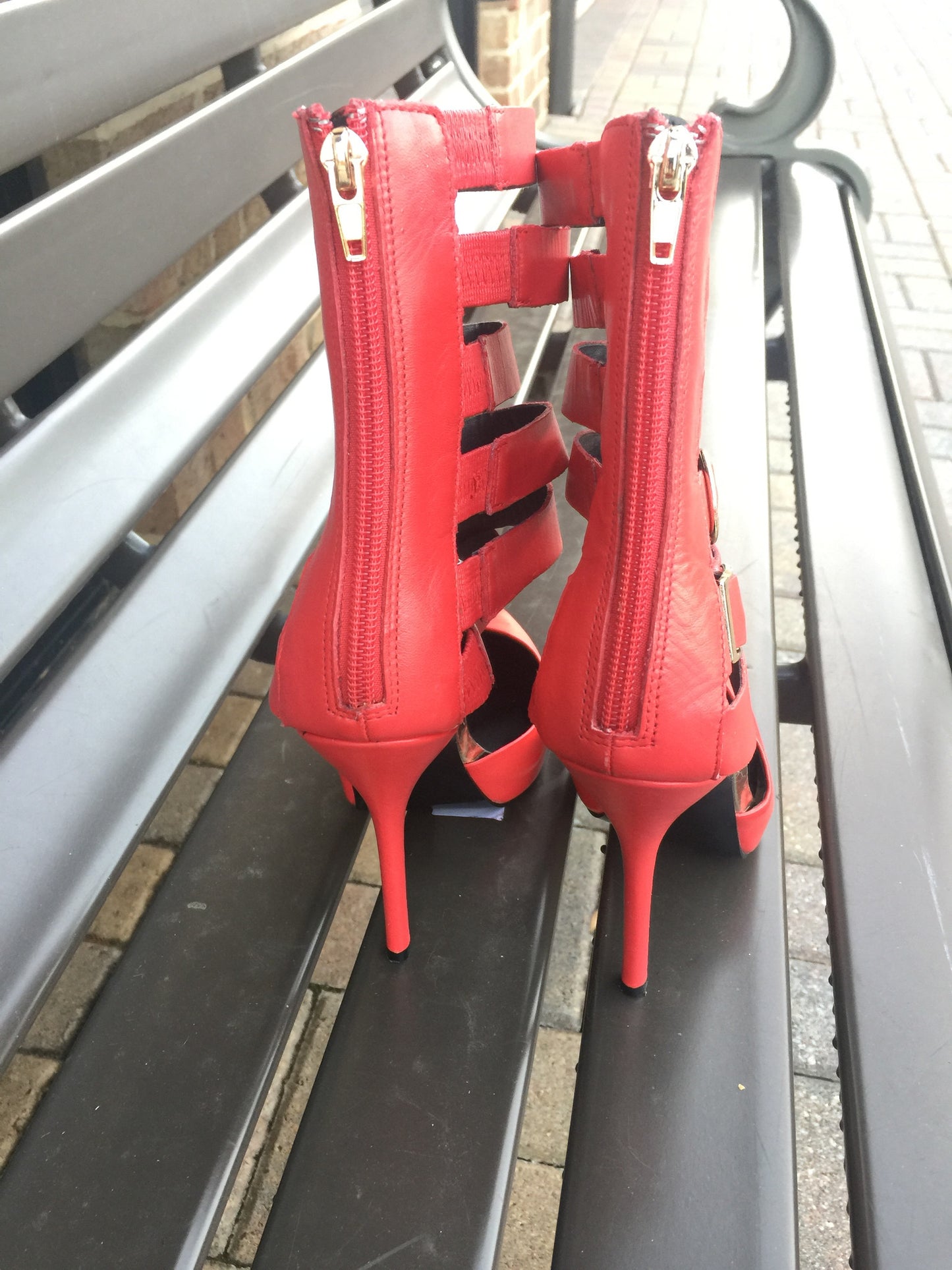 Steve Madden Leather Stilettos: Sz 7.5