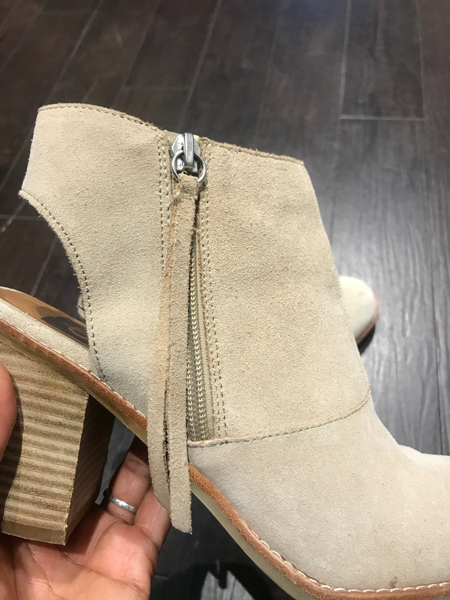 Dolce Vita Suede Sling Booties: Sz 8.5