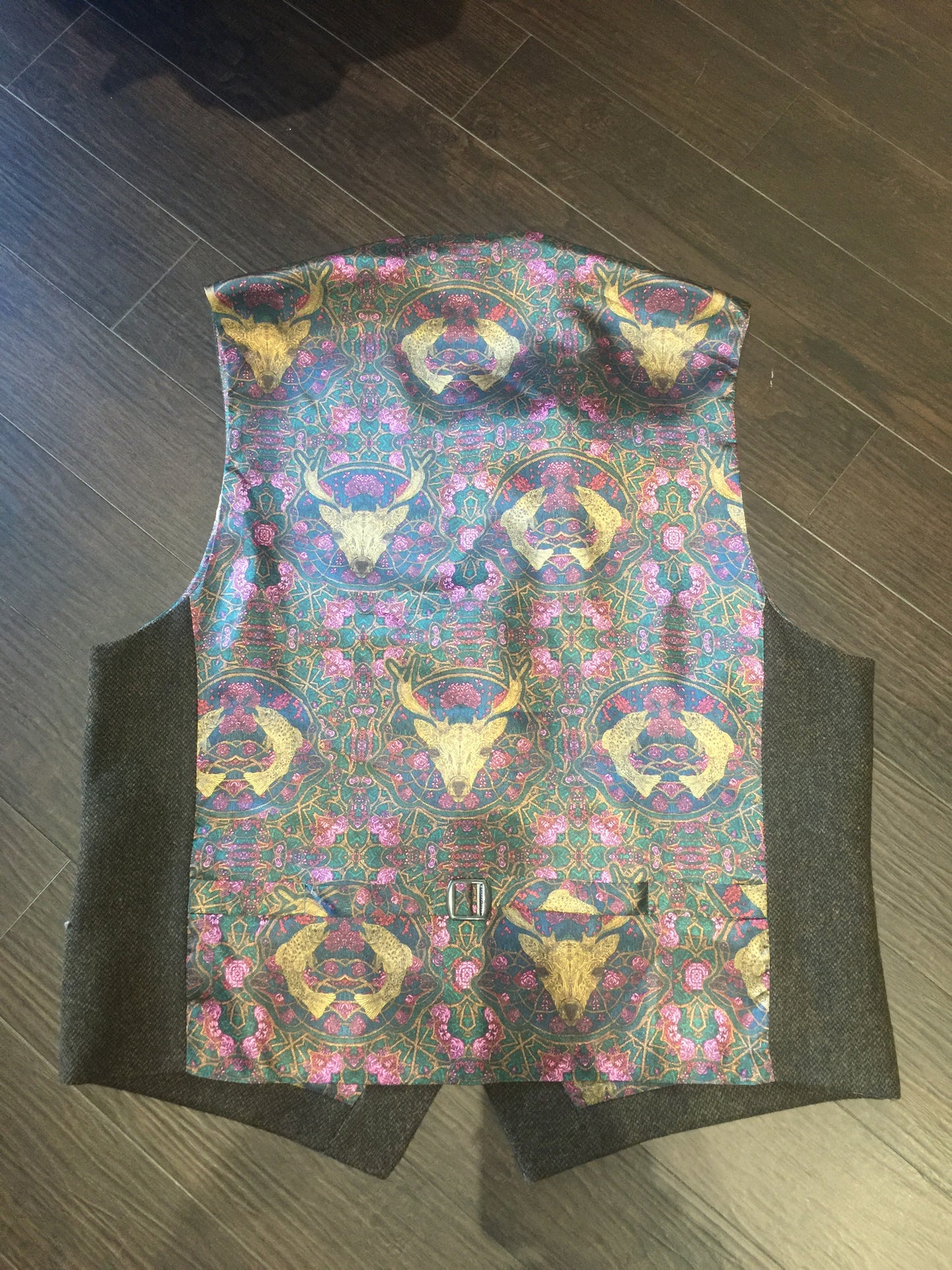 Men's Ted Baker Brown Tweed Vest: Sz M