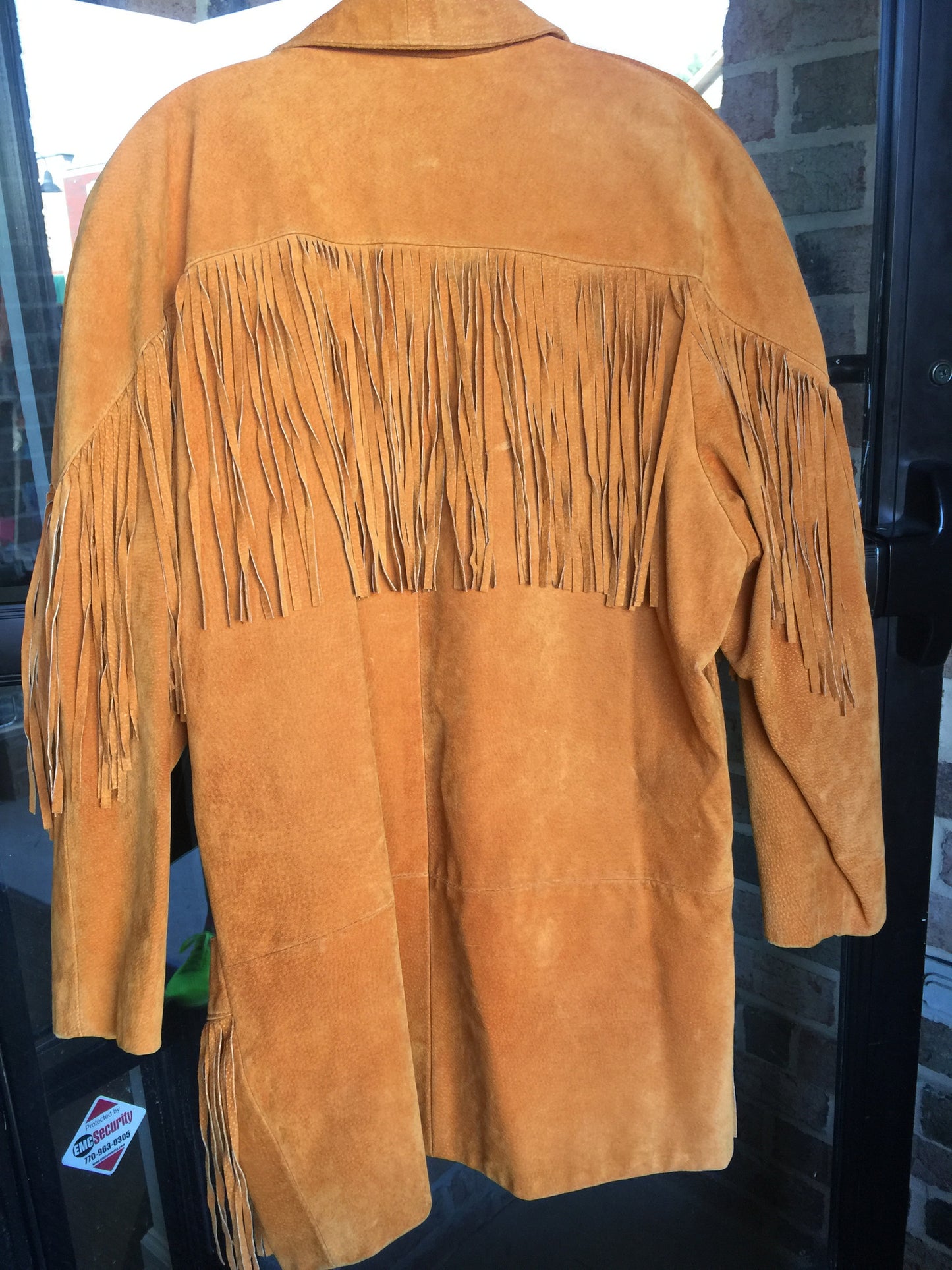 Phoenix VINTAGE Tan Suede Fringe Jacket: Sz 2X
