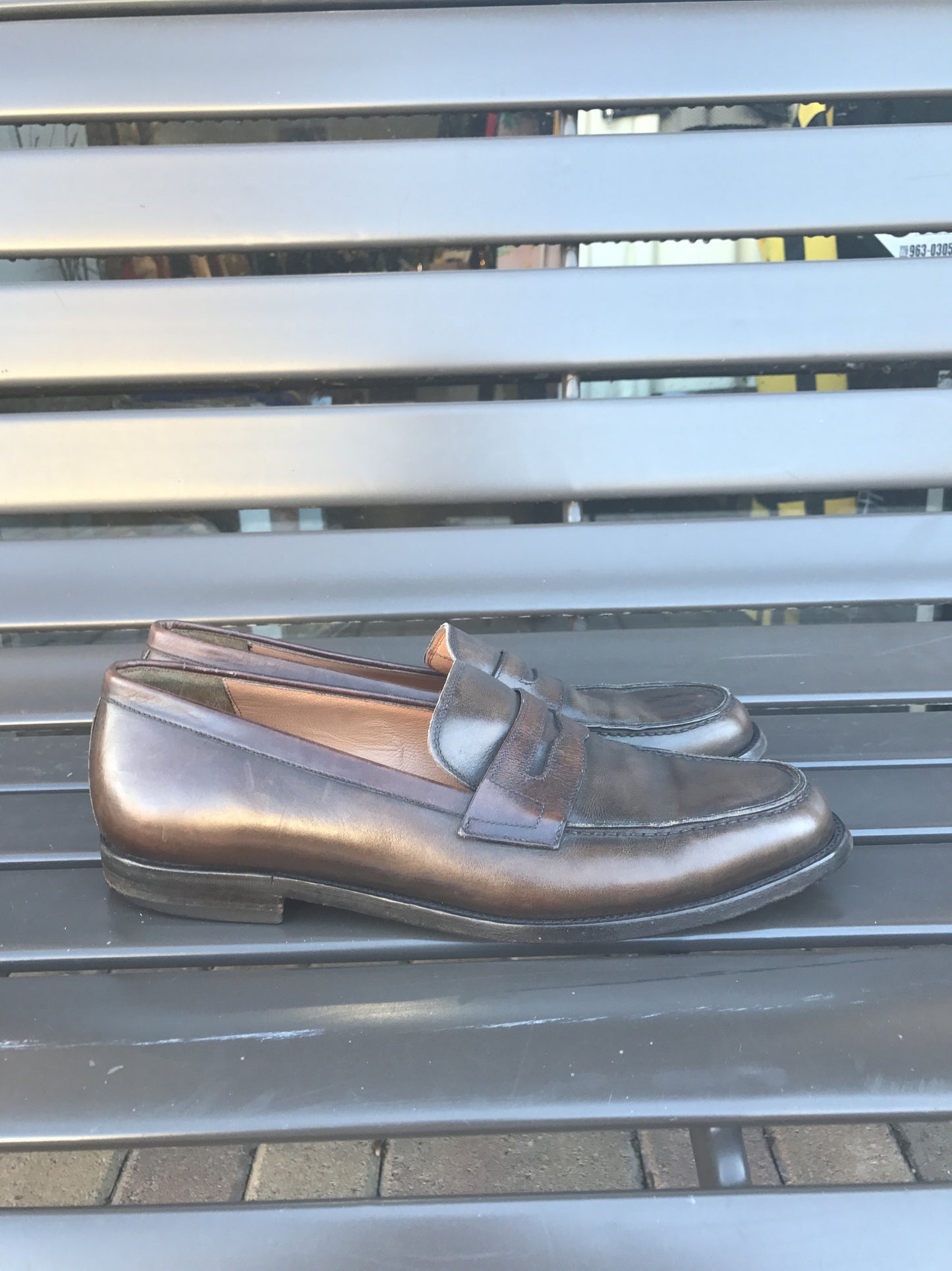 Men's Salvatore Ferragamo Brown Loafer: Size 9.5